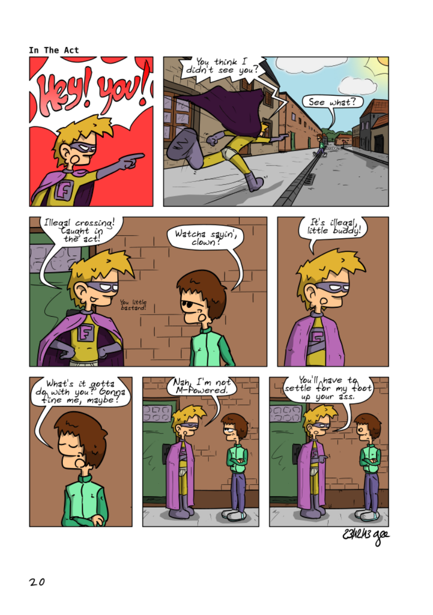 The Unnecessary Adventures of Superfluous, page 19. The Unnecessary Adventures of Superfluous by Gee, CC BY-SA 2.0 France. https://editions.ptilouk.net/superfluous/