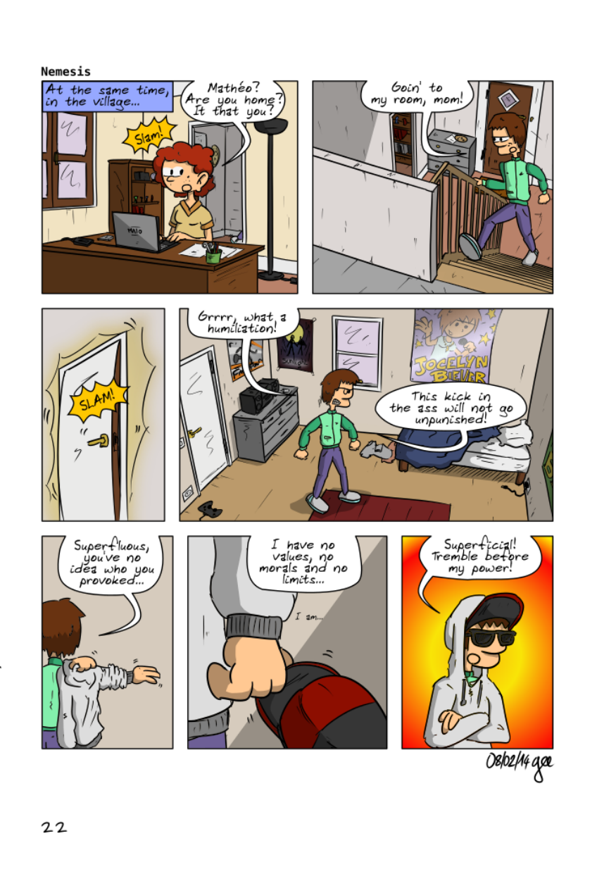 The Unnecessary Adventures of Superfluous, page 21. The Unnecessary Adventures of Superfluous by Gee, CC BY-SA 2.0 France. https://editions.ptilouk.net/superfluous/