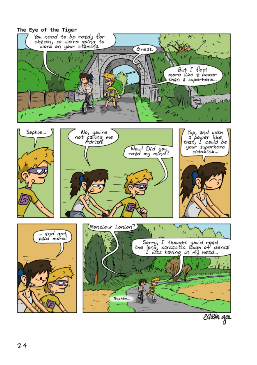 The Unnecessary Adventures of Superfluous, page 23. The Unnecessary Adventures of Superfluous by Gee, CC BY-SA 2.0 France. https://editions.ptilouk.net/superfluous/