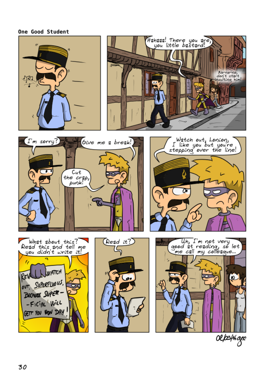 The Unnecessary Adventures of Superfluous, page 29. The Unnecessary Adventures of Superfluous by Gee, CC BY-SA 2.0 France. https://editions.ptilouk.net/superfluous/