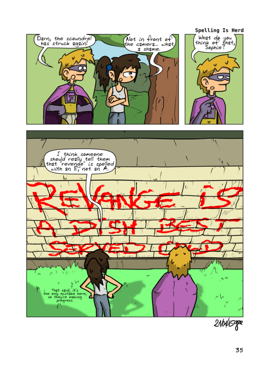 The Unnecessary Adventures of Superfluous, page 34. The Unnecessary Adventures of Superfluous by Gee, CC BY-SA 2.0 France. https://editions.ptilouk.net/superfluous/