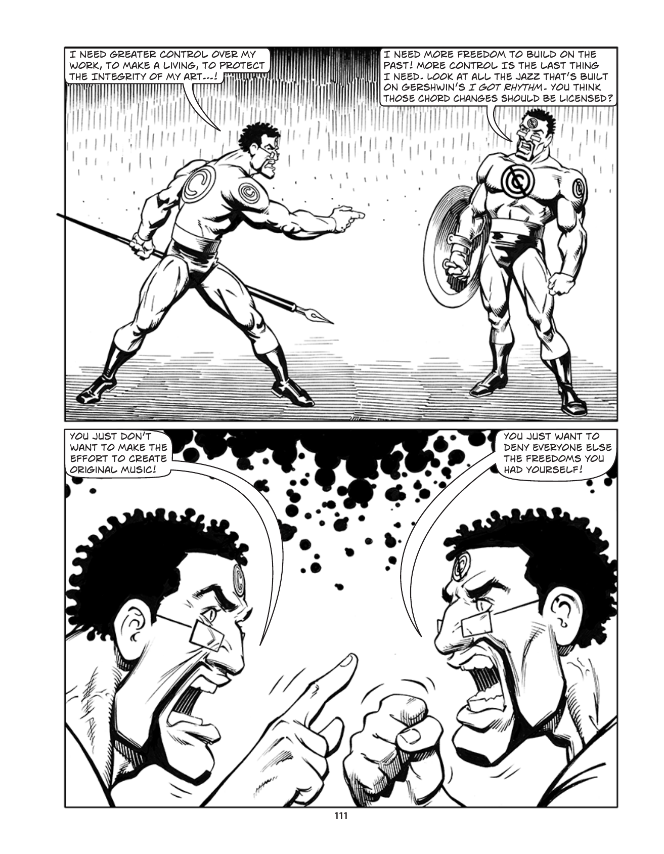 Theft! A History of Music, page 114. Theft! A History of Music by James Boyle and Jennifer Jenkins, CC BY-NC-SA. Duke Center for the Study of the Public Domain. https://cspd.law.duke.edu/musiccomic/download/