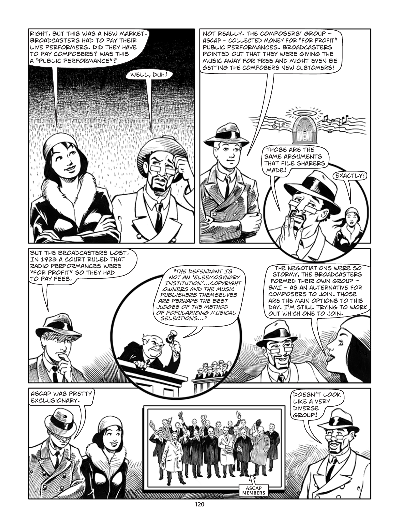 Theft! A History of Music, page 123. Theft! A History of Music by James Boyle and Jennifer Jenkins, CC BY-NC-SA. Duke Center for the Study of the Public Domain. https://cspd.law.duke.edu/musiccomic/download/