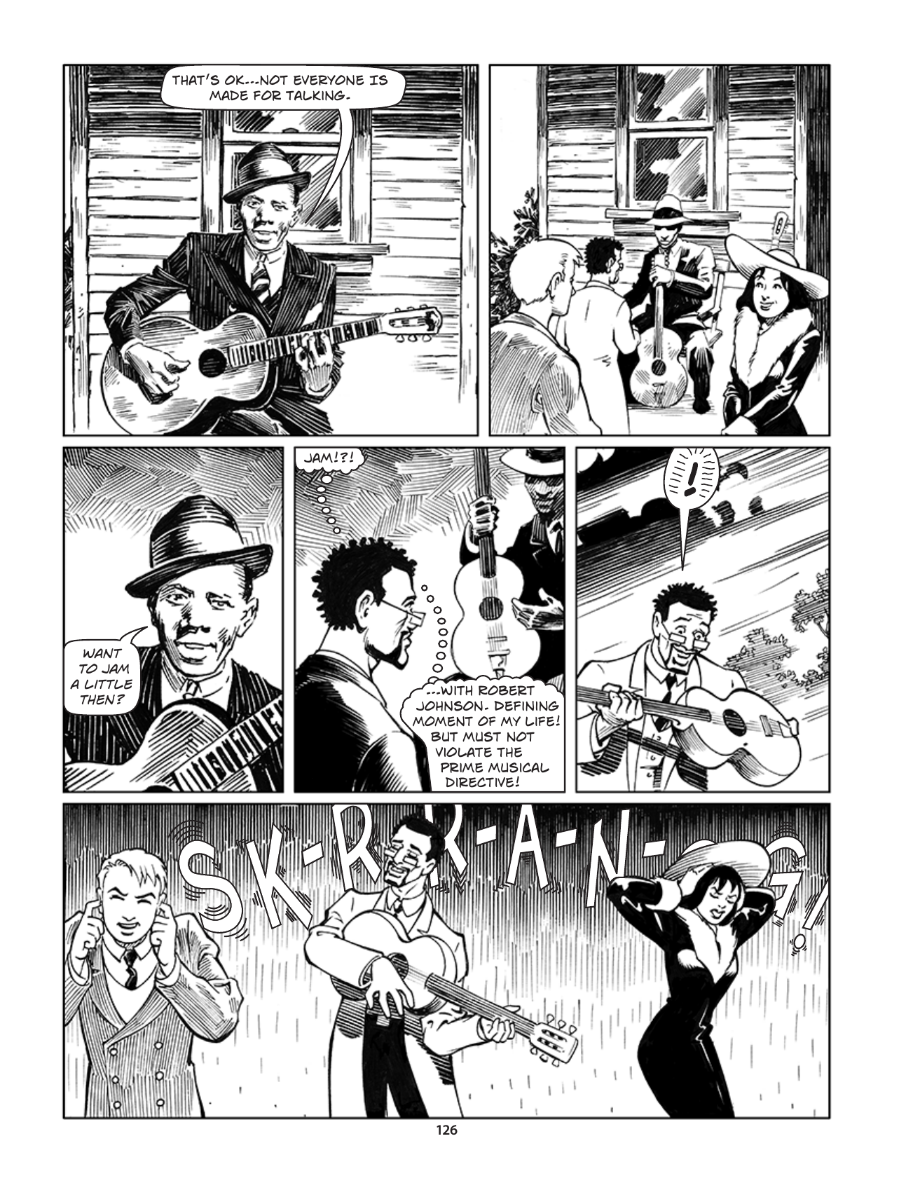 Theft! A History of Music, page 129. Theft! A History of Music by James Boyle and Jennifer Jenkins, CC BY-NC-SA. Duke Center for the Study of the Public Domain. https://cspd.law.duke.edu/musiccomic/download/