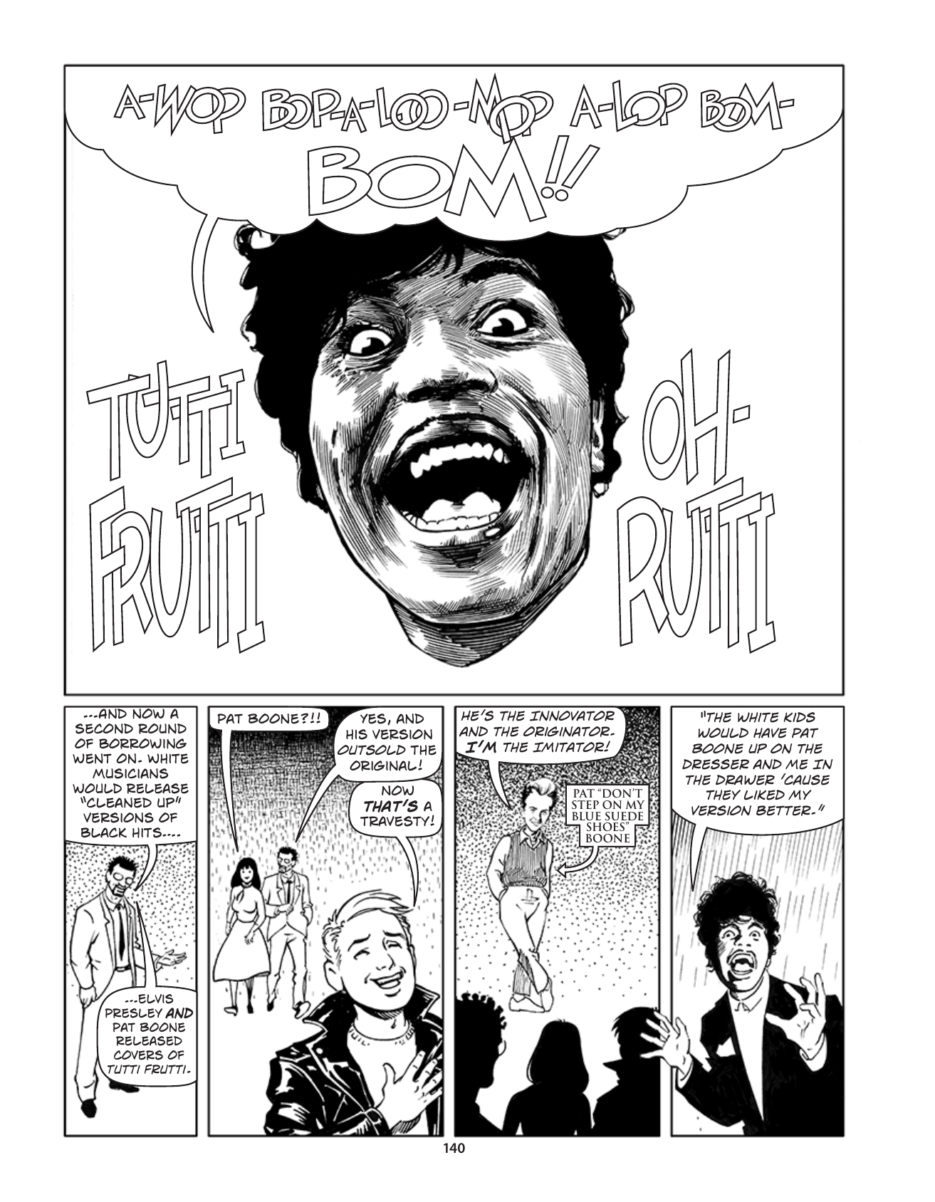 Theft! A History of Music, page 143. Theft! A History of Music by James Boyle and Jennifer Jenkins, CC BY-NC-SA. Duke Center for the Study of the Public Domain. https://cspd.law.duke.edu/musiccomic/download/