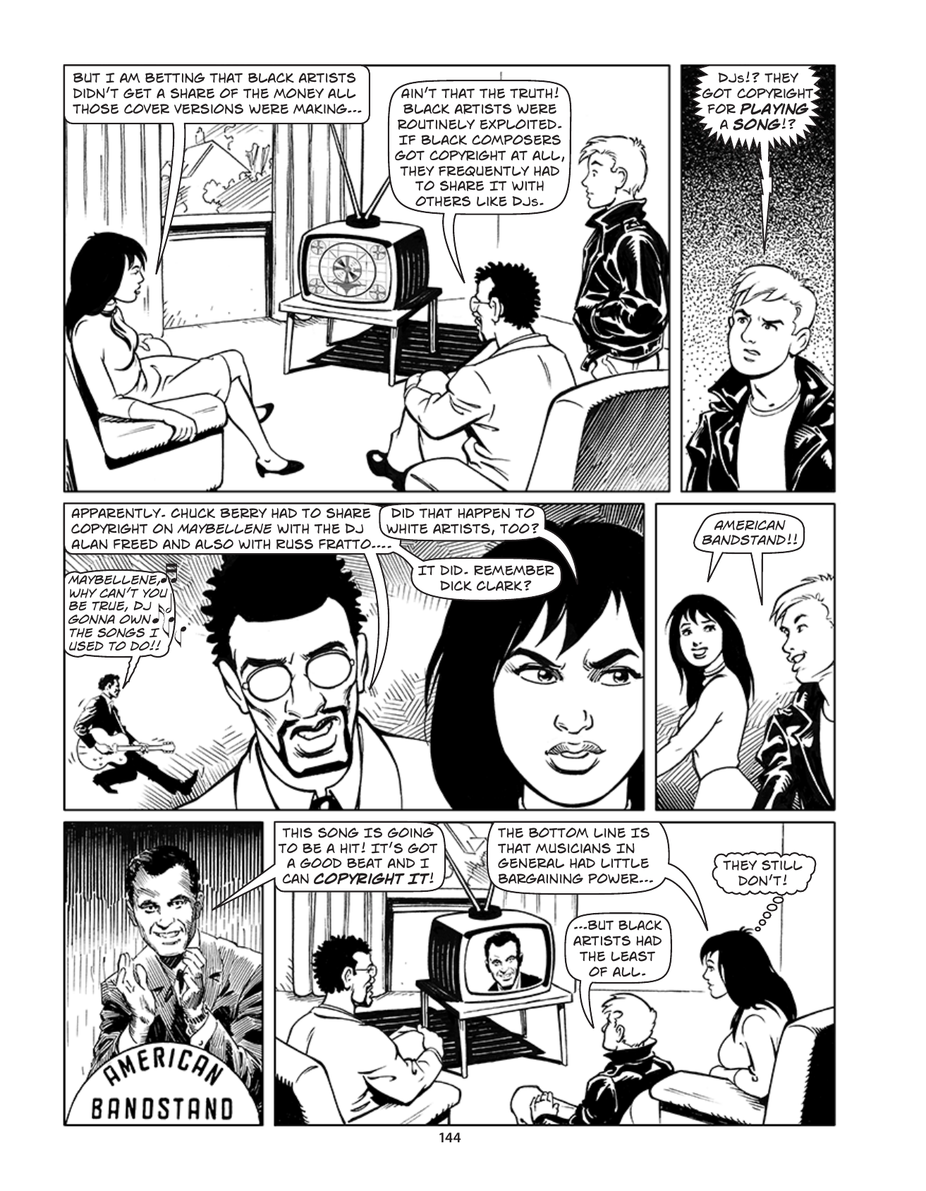 Theft! A History of Music, page 147. Theft! A History of Music by James Boyle and Jennifer Jenkins, CC BY-NC-SA. Duke Center for the Study of the Public Domain. https://cspd.law.duke.edu/musiccomic/download/