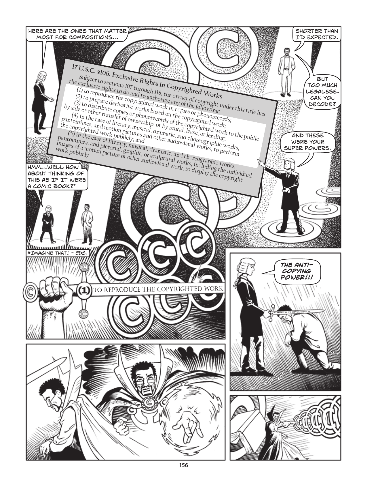 Theft! A History of Music, page 159. Theft! A History of Music by James Boyle and Jennifer Jenkins, CC BY-NC-SA. Duke Center for the Study of the Public Domain. https://cspd.law.duke.edu/musiccomic/download/