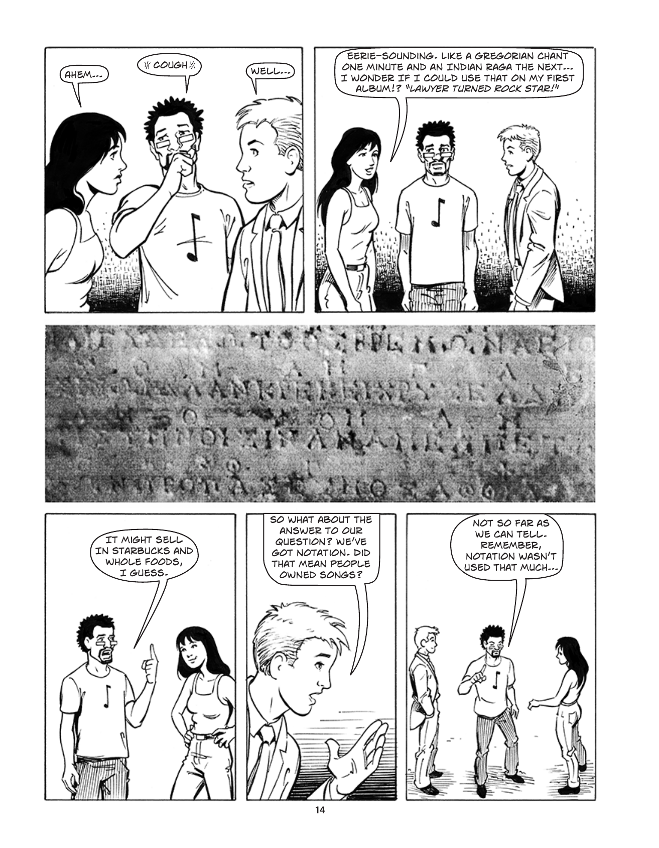 Theft! A History of Music, page 17. Theft! A History of Music by James Boyle and Jennifer Jenkins, CC BY-NC-SA. Duke Center for the Study of the Public Domain. https://cspd.law.duke.edu/musiccomic/download/