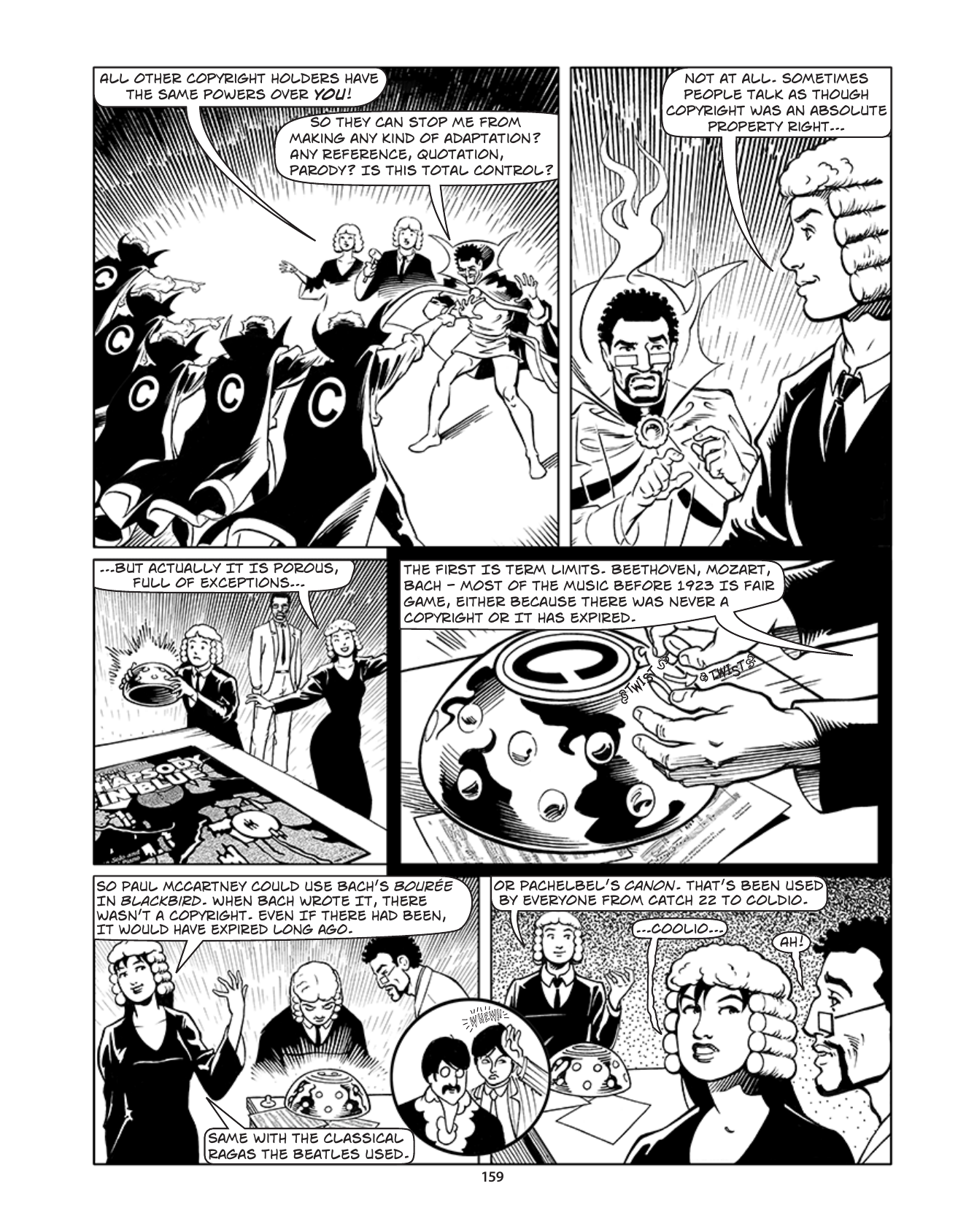 Theft! A History of Music, page 162. Theft! A History of Music by James Boyle and Jennifer Jenkins, CC BY-NC-SA. Duke Center for the Study of the Public Domain. https://cspd.law.duke.edu/musiccomic/download/