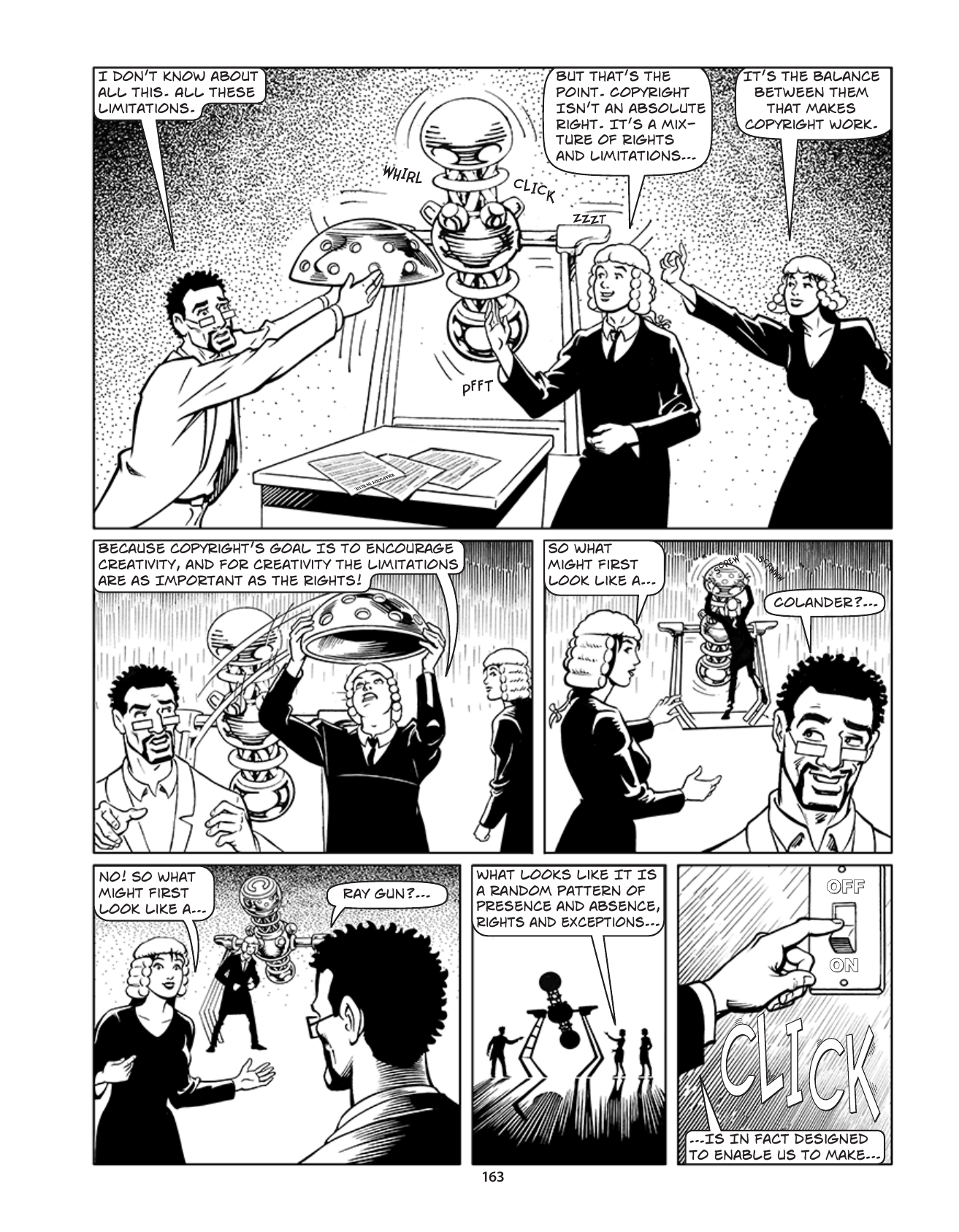Theft! A History of Music, page 166. Theft! A History of Music by James Boyle and Jennifer Jenkins, CC BY-NC-SA. Duke Center for the Study of the Public Domain. https://cspd.law.duke.edu/musiccomic/download/