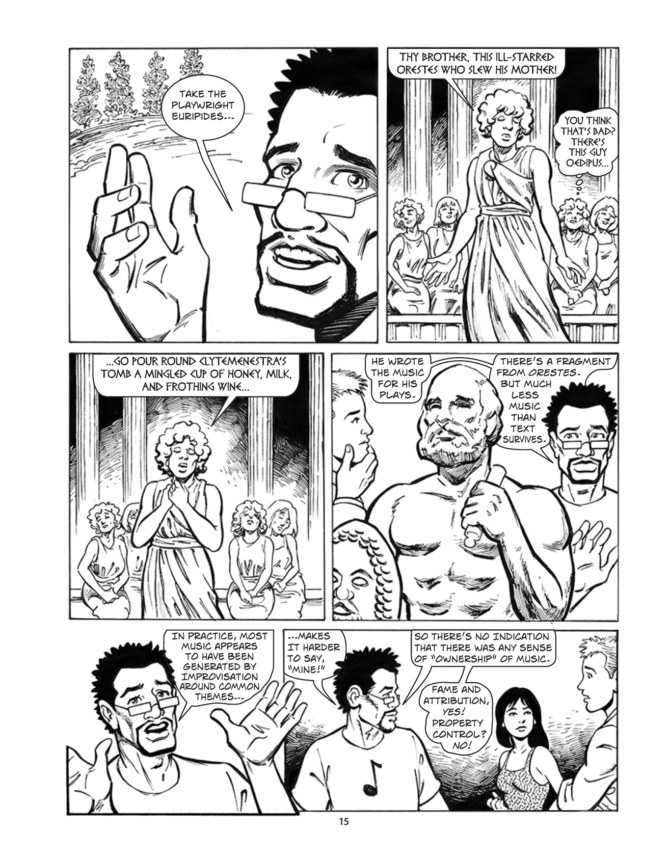 Theft! A History of Music, page 18. Theft! A History of Music by James Boyle and Jennifer Jenkins, CC BY-NC-SA. Duke Center for the Study of the Public Domain. https://cspd.law.duke.edu/musiccomic/download/