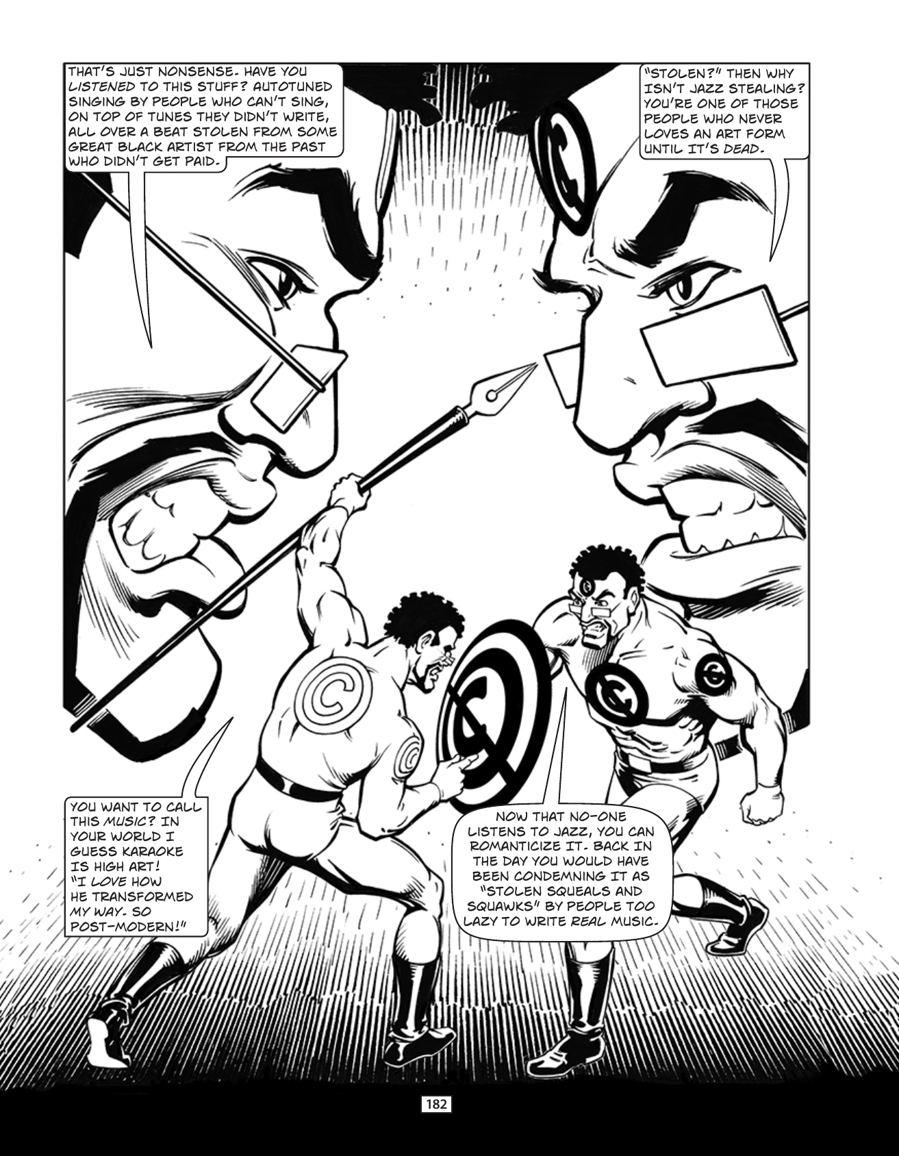 Theft! A History of Music, page 185. Theft! A History of Music by James Boyle and Jennifer Jenkins, CC BY-NC-SA. Duke Center for the Study of the Public Domain. https://cspd.law.duke.edu/musiccomic/download/