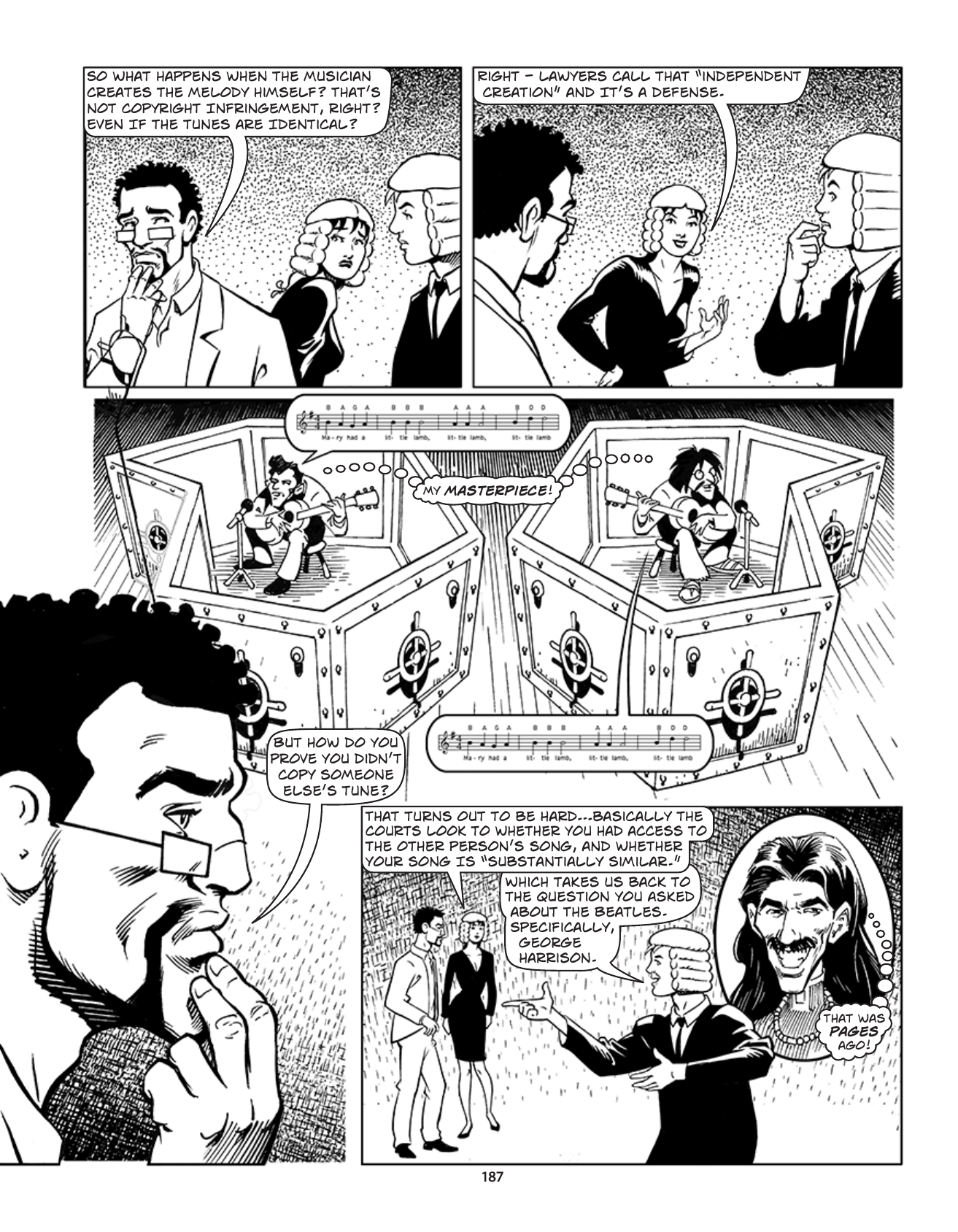 Theft! A History of Music, page 190. Theft! A History of Music by James Boyle and Jennifer Jenkins, CC BY-NC-SA. Duke Center for the Study of the Public Domain. https://cspd.law.duke.edu/musiccomic/download/