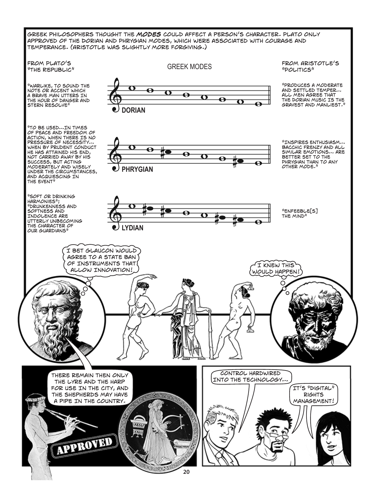 Theft! A History of Music, page 23. Theft! A History of Music by James Boyle and Jennifer Jenkins, CC BY-NC-SA. Duke Center for the Study of the Public Domain. https://cspd.law.duke.edu/musiccomic/download/