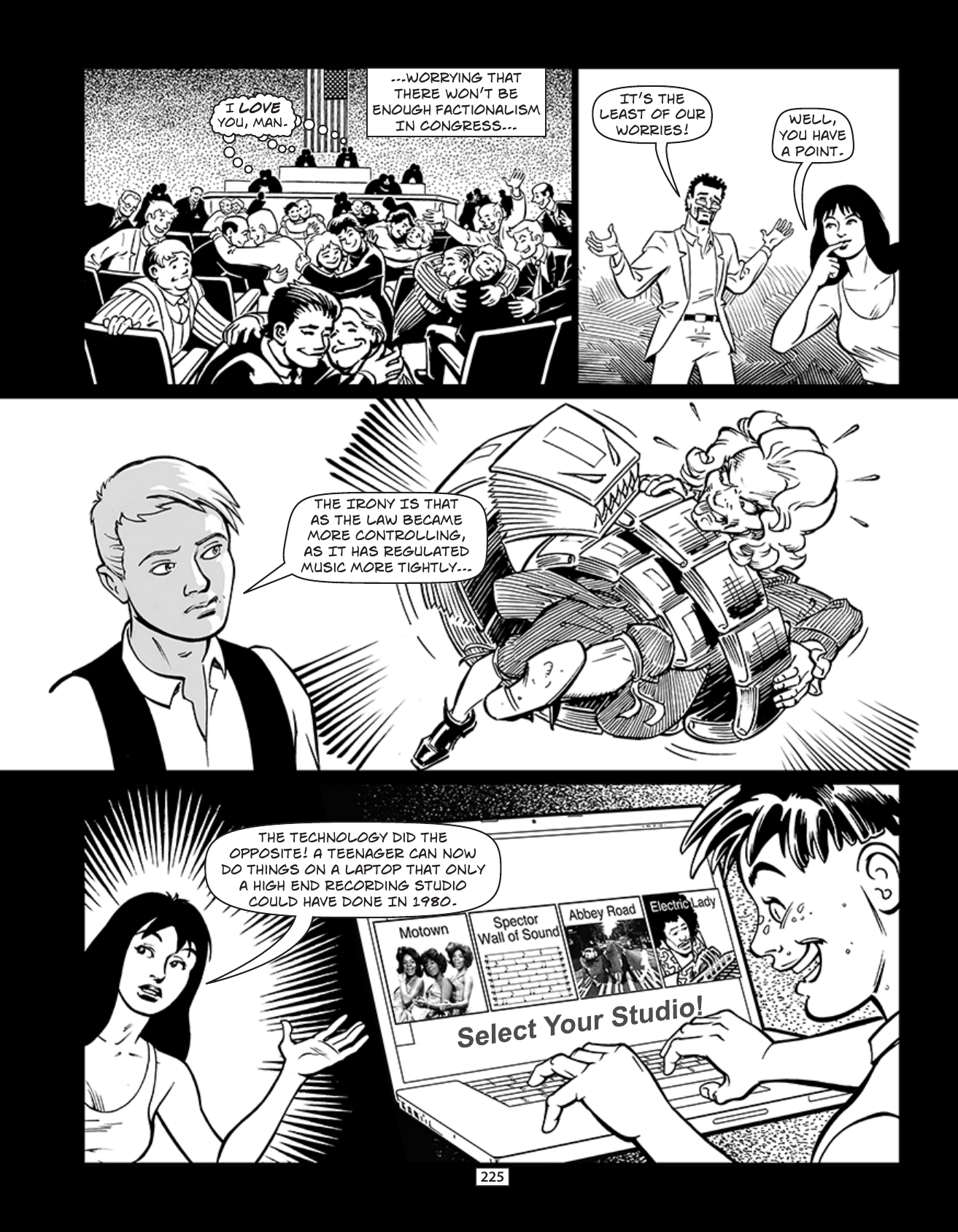 Theft! A History of Music, page 228. Theft! A History of Music by James Boyle and Jennifer Jenkins, CC BY-NC-SA. Duke Center for the Study of the Public Domain. https://cspd.law.duke.edu/musiccomic/download/