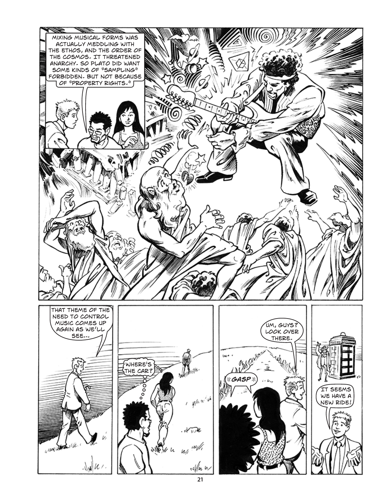 Theft! A History of Music, page 24. Theft! A History of Music by James Boyle and Jennifer Jenkins, CC BY-NC-SA. Duke Center for the Study of the Public Domain. https://cspd.law.duke.edu/musiccomic/download/