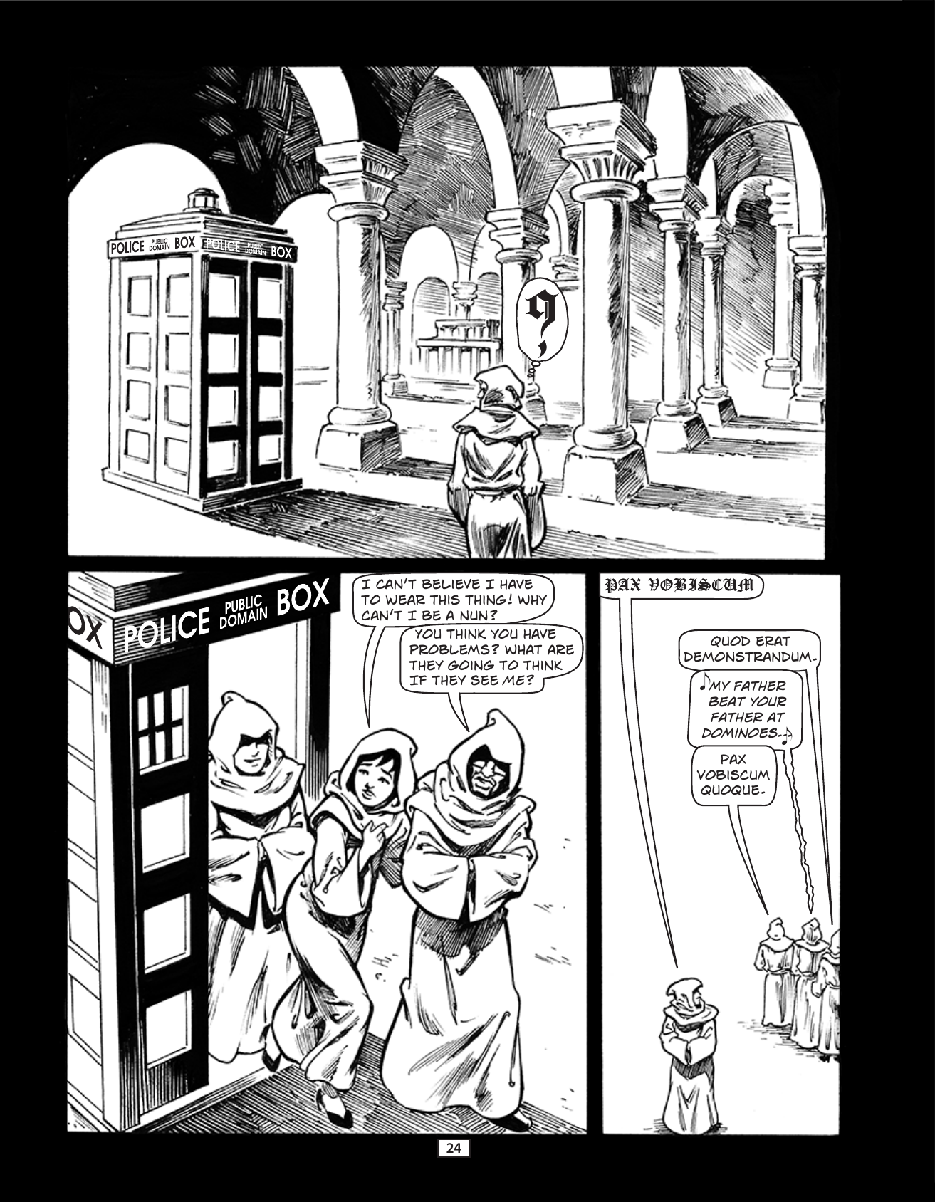 Theft! A History of Music, page 27. Theft! A History of Music by James Boyle and Jennifer Jenkins, CC BY-NC-SA. Duke Center for the Study of the Public Domain. https://cspd.law.duke.edu/musiccomic/download/