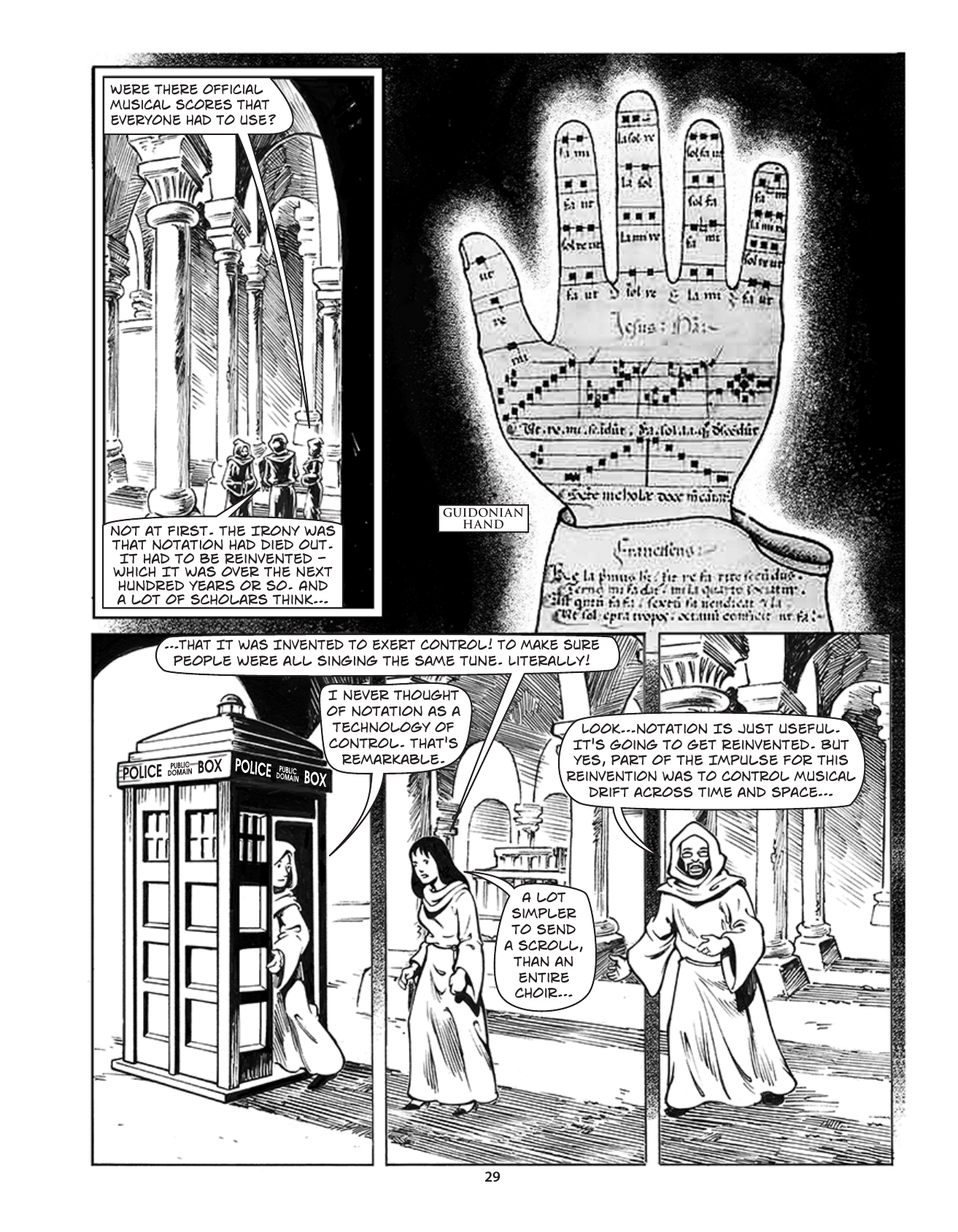 Theft! A History of Music, page 32. Theft! A History of Music by James Boyle and Jennifer Jenkins, CC BY-NC-SA. Duke Center for the Study of the Public Domain. https://cspd.law.duke.edu/musiccomic/download/