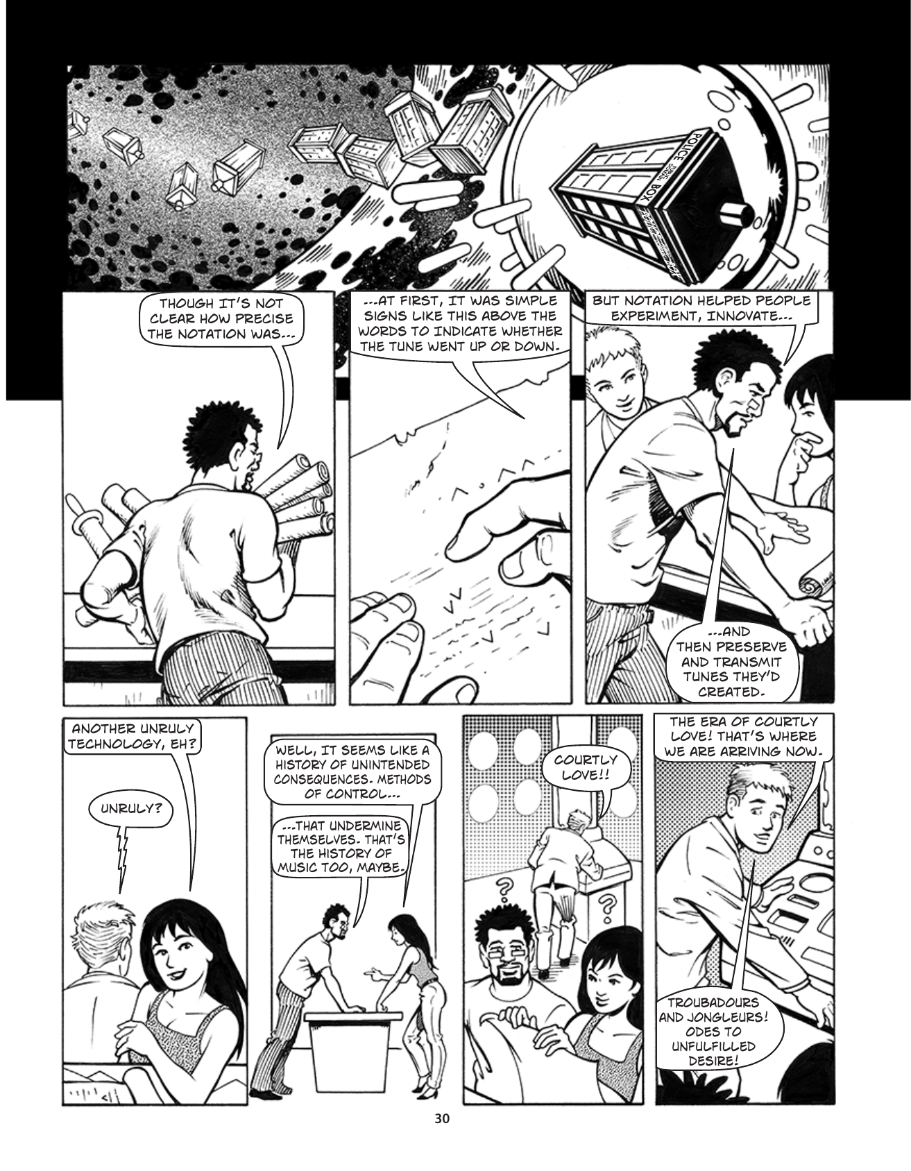 Theft! A History of Music, page 33. Theft! A History of Music by James Boyle and Jennifer Jenkins, CC BY-NC-SA. Duke Center for the Study of the Public Domain. https://cspd.law.duke.edu/musiccomic/download/