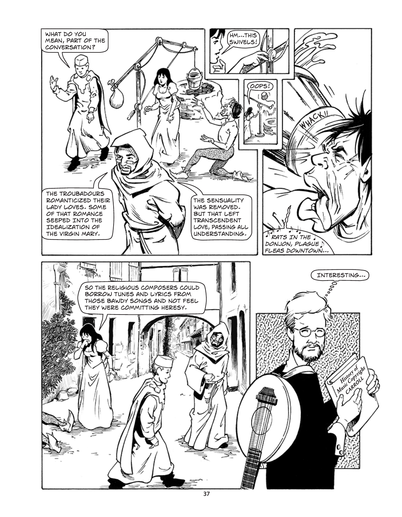 Theft! A History of Music, page 40. Theft! A History of Music by James Boyle and Jennifer Jenkins, CC BY-NC-SA. Duke Center for the Study of the Public Domain. https://cspd.law.duke.edu/musiccomic/download/