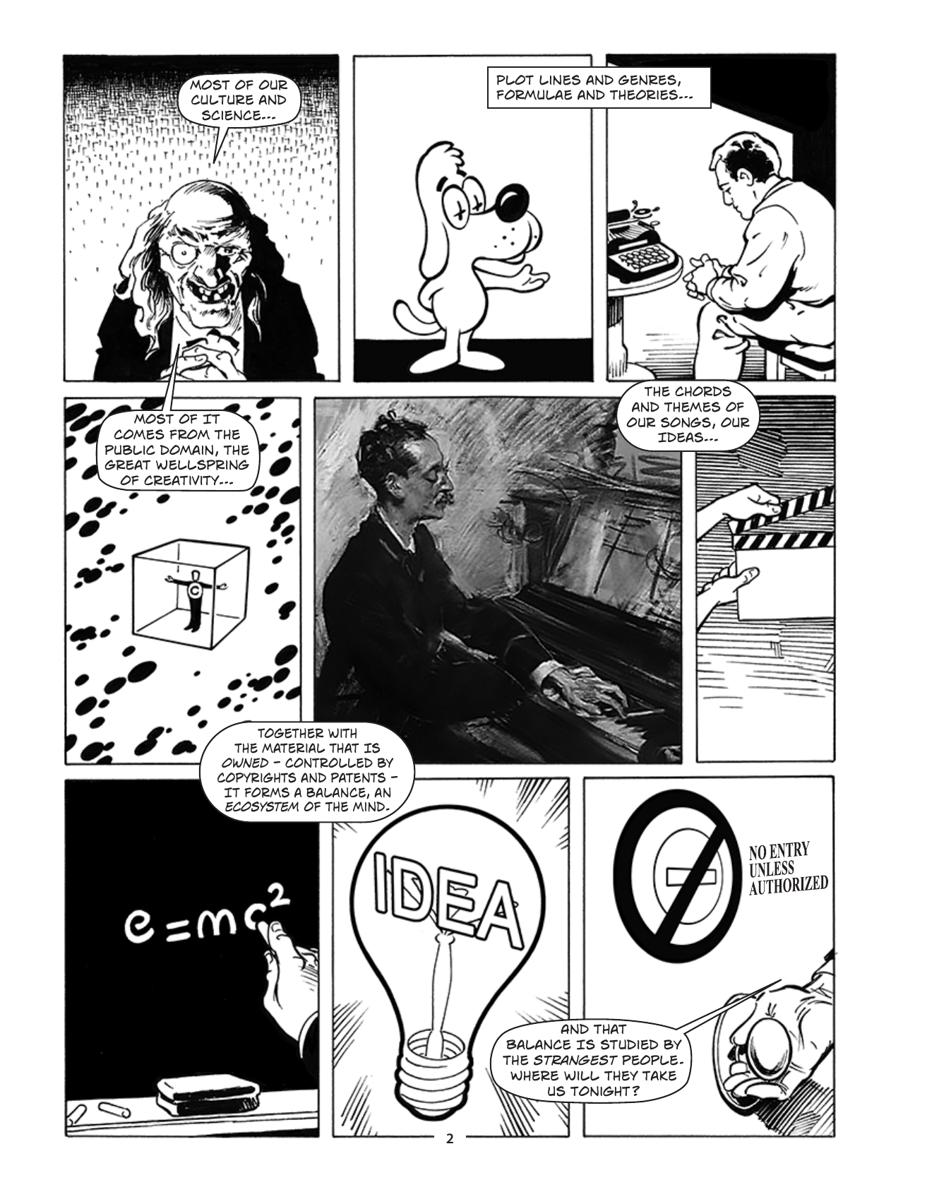 Theft! A History of Music, page 5. Theft! A History of Music by James Boyle and Jennifer Jenkins, CC BY-NC-SA. Duke Center for the Study of the Public Domain. https://cspd.law.duke.edu/musiccomic/download/