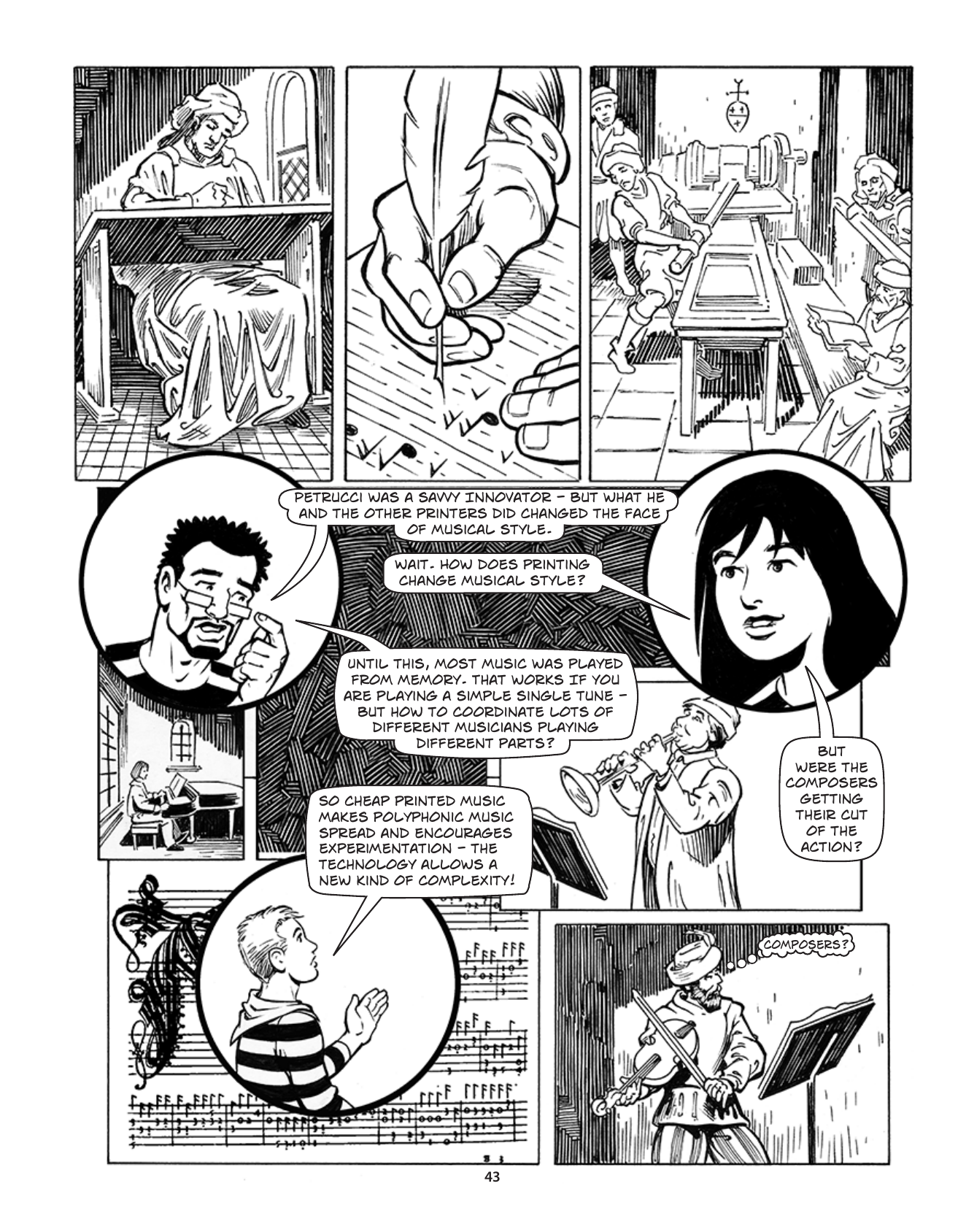 Theft! A History of Music, page 46. Theft! A History of Music by James Boyle and Jennifer Jenkins, CC BY-NC-SA. Duke Center for the Study of the Public Domain. https://cspd.law.duke.edu/musiccomic/download/