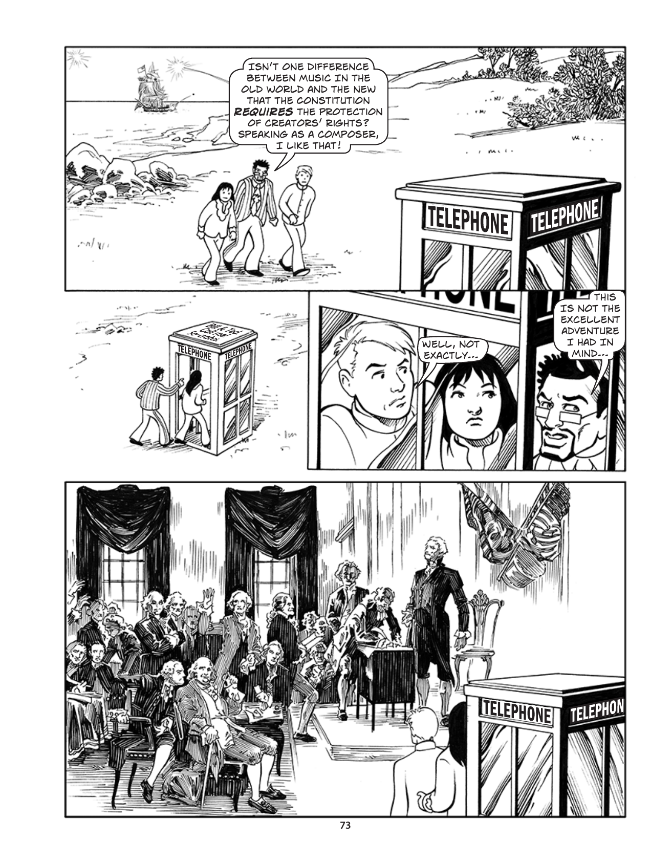 Theft! A History of Music, page 76. Theft! A History of Music by James Boyle and Jennifer Jenkins, CC BY-NC-SA. Duke Center for the Study of the Public Domain. https://cspd.law.duke.edu/musiccomic/download/