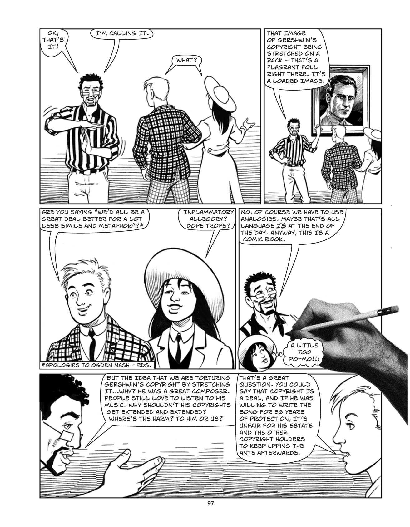 Theft! A History of Music, page 100. Theft! A History of Music by James Boyle and Jennifer Jenkins, CC BY-NC-SA. Duke Center for the Study of the Public Domain. https://cspd.law.duke.edu/musiccomic/download/