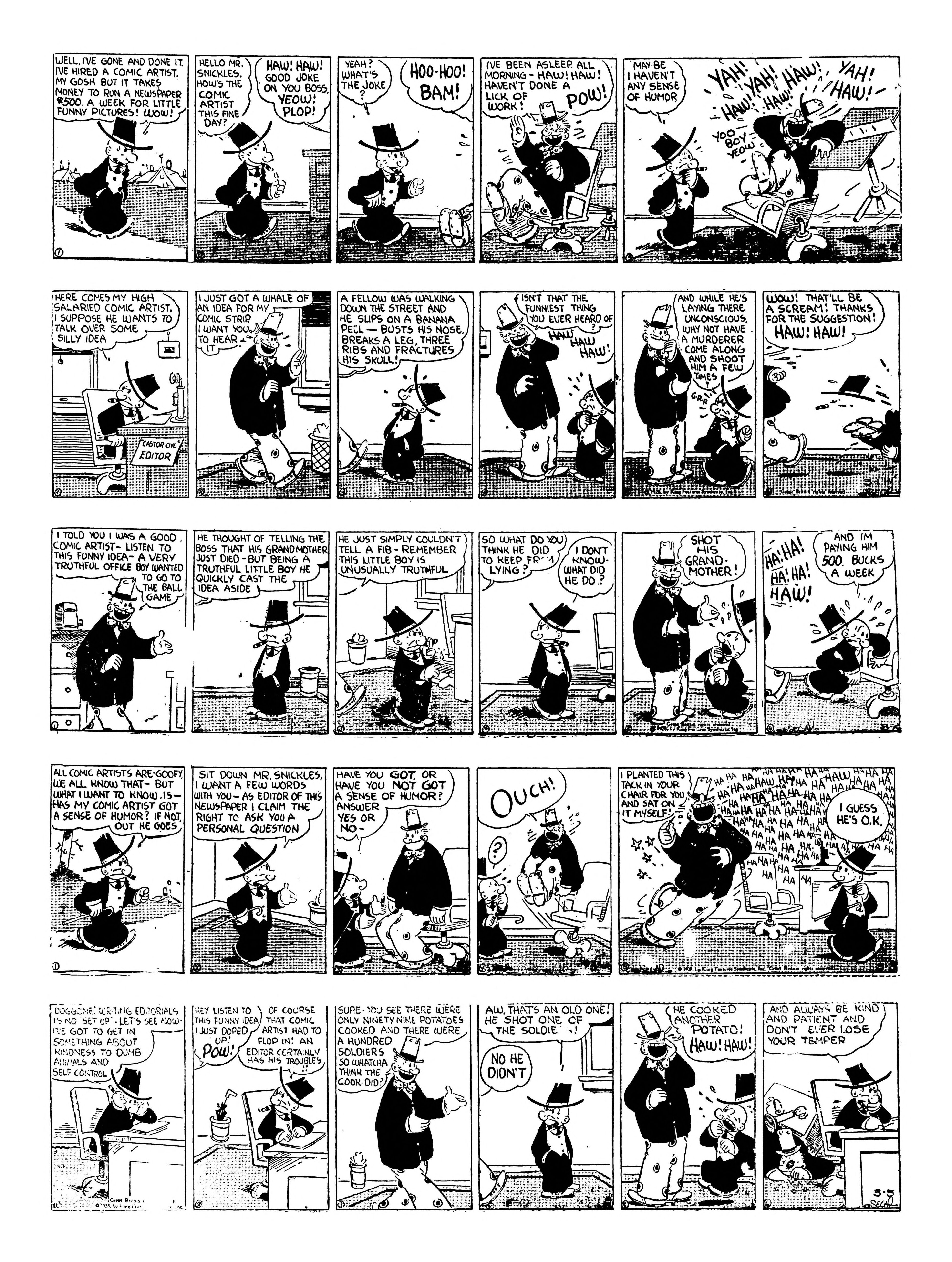 Thimble Theatre dailies (1919–) — part 1 p11