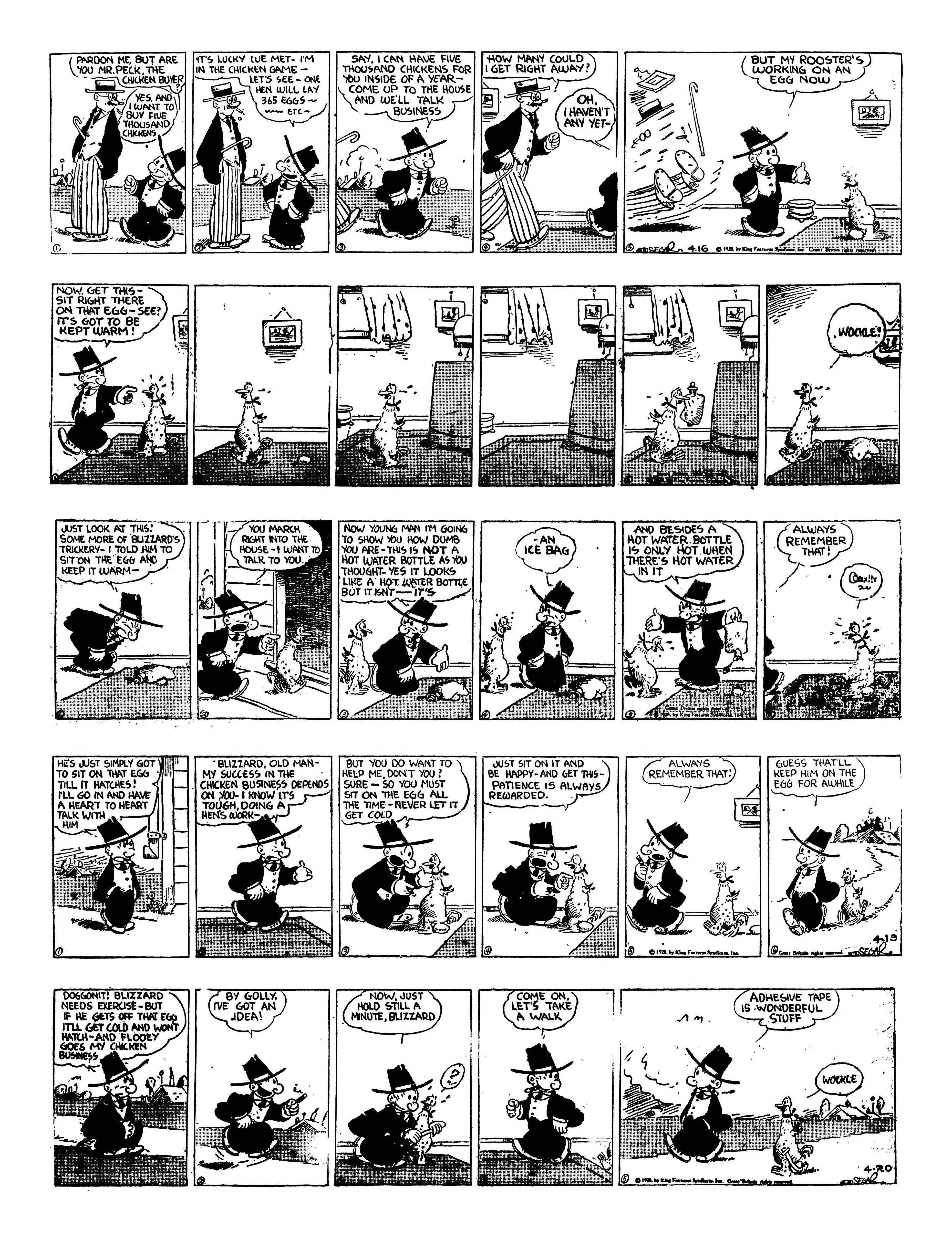 Thimble Theatre dailies (1919–) — part 1 p19