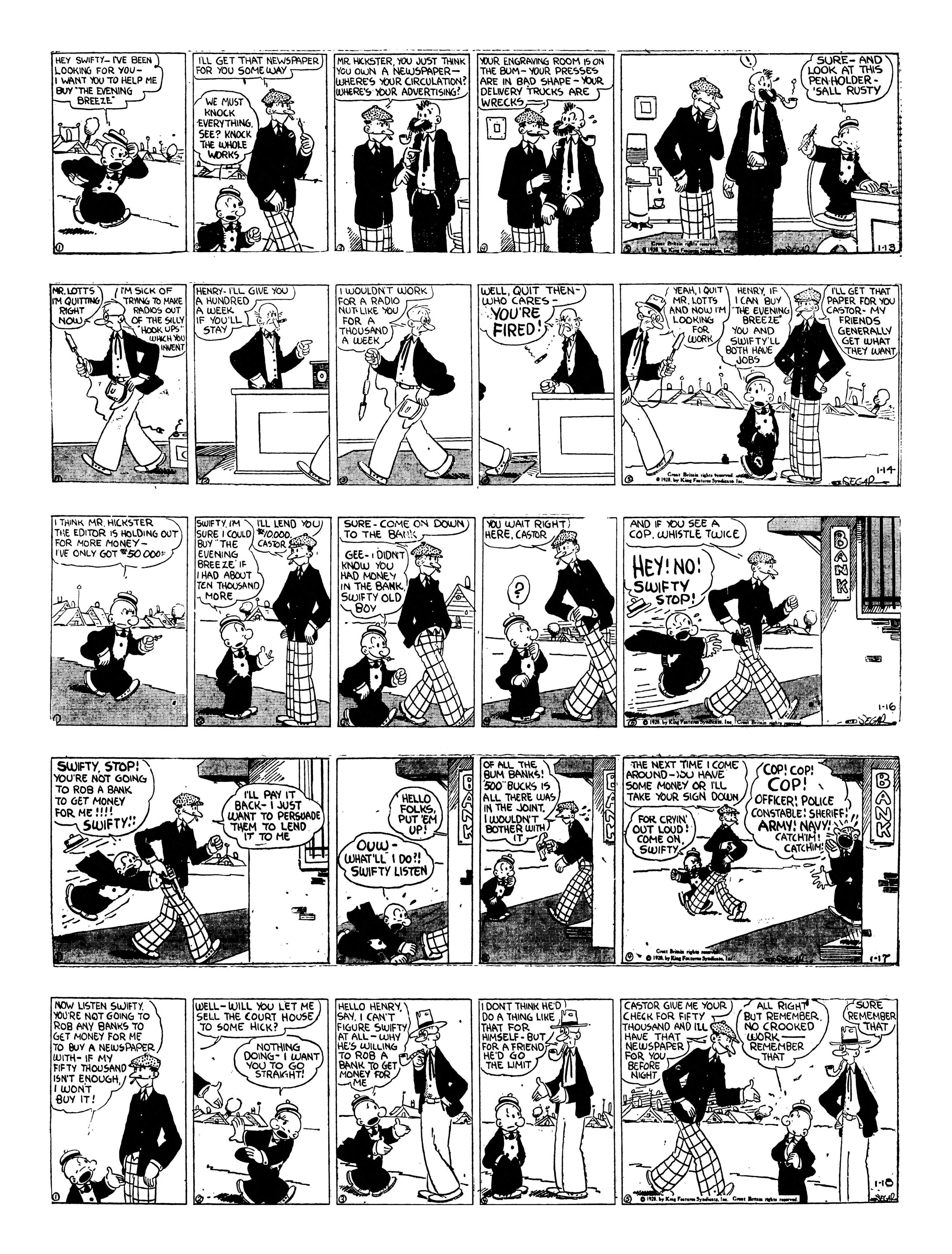 Thimble Theatre dailies (1919–) — part 1 p3