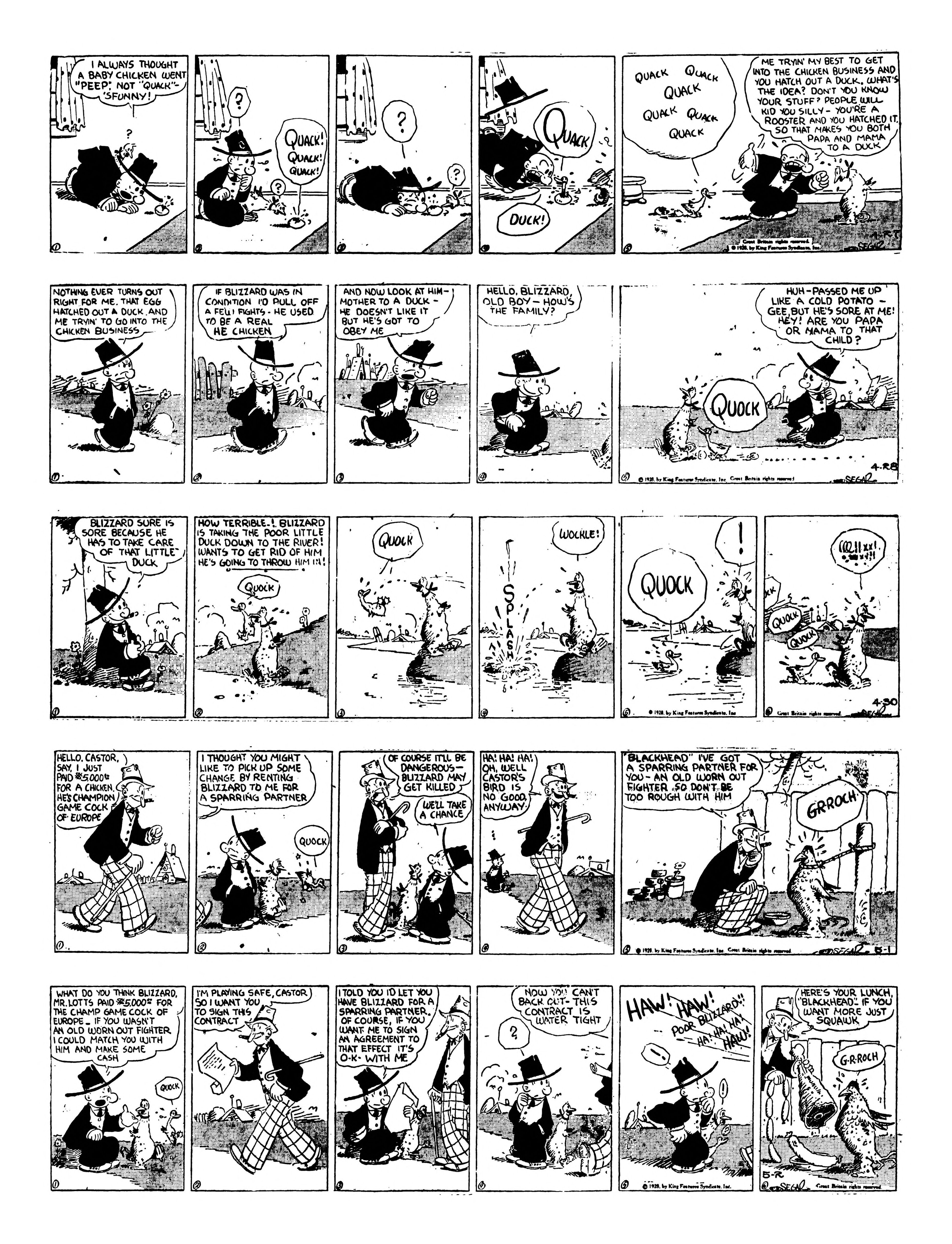 Thimble Theatre dailies (1919–) — part 1 p21