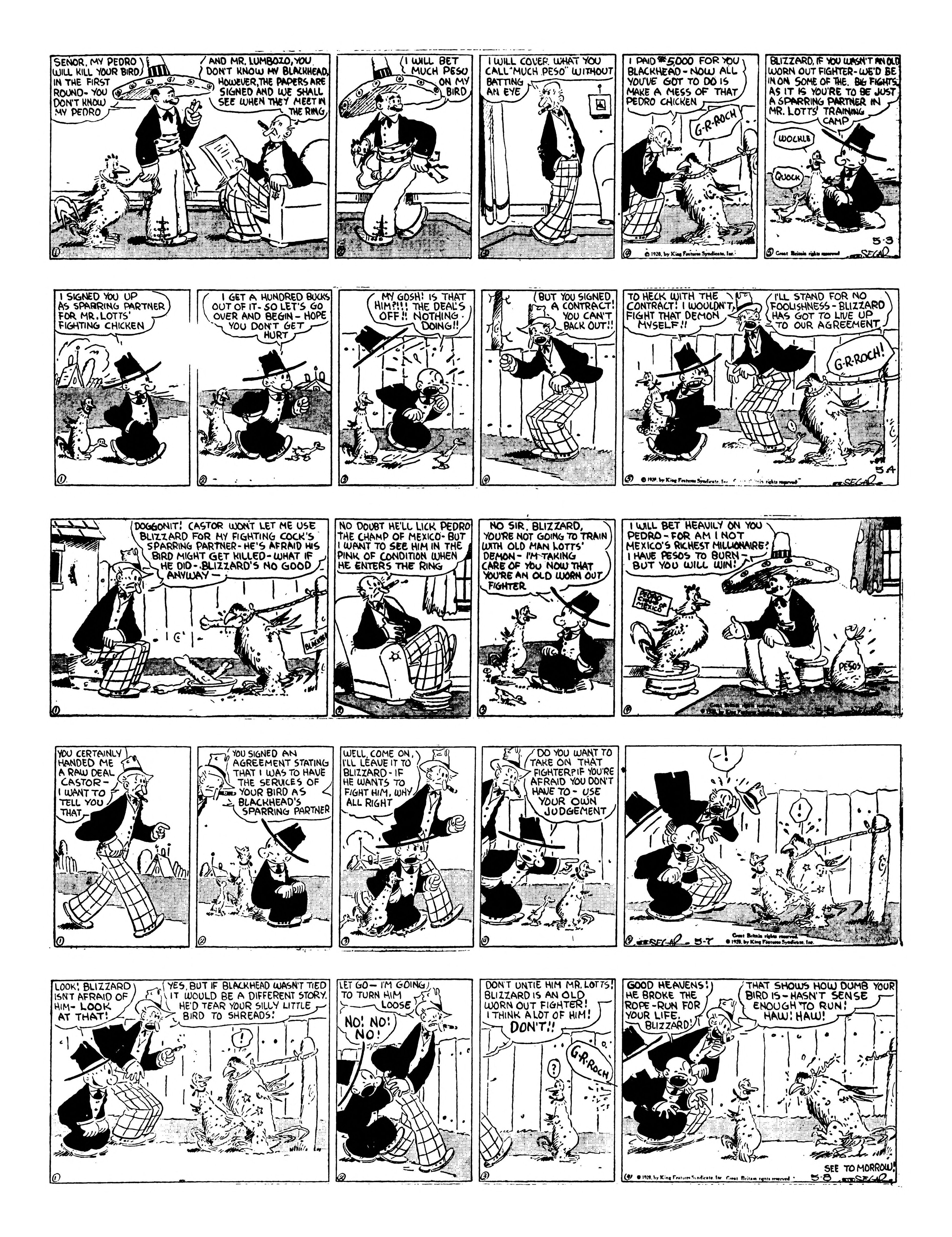 Thimble Theatre dailies (1919–) — part 1 p22