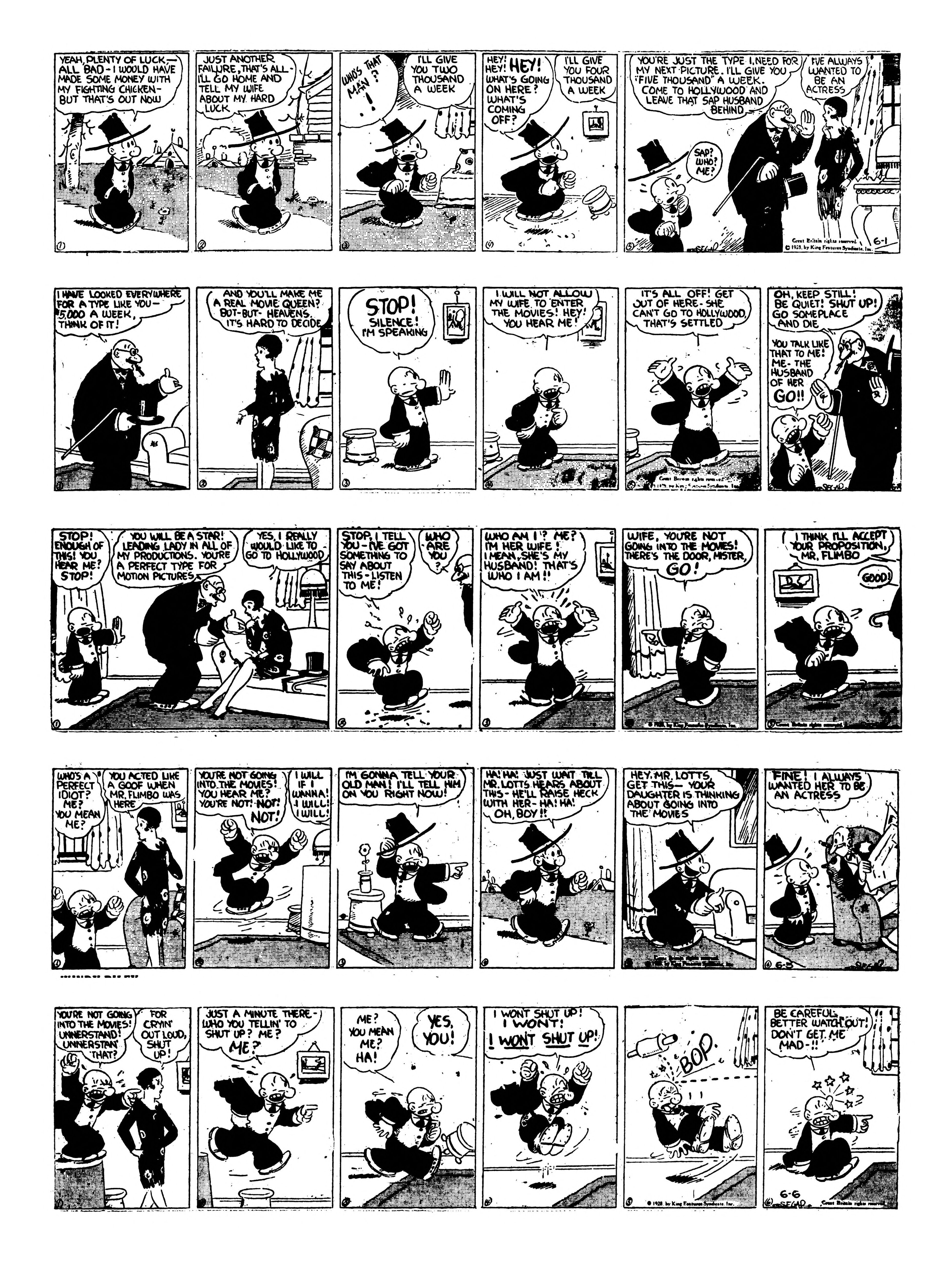Thimble Theatre dailies (1919–) — part 1 p27