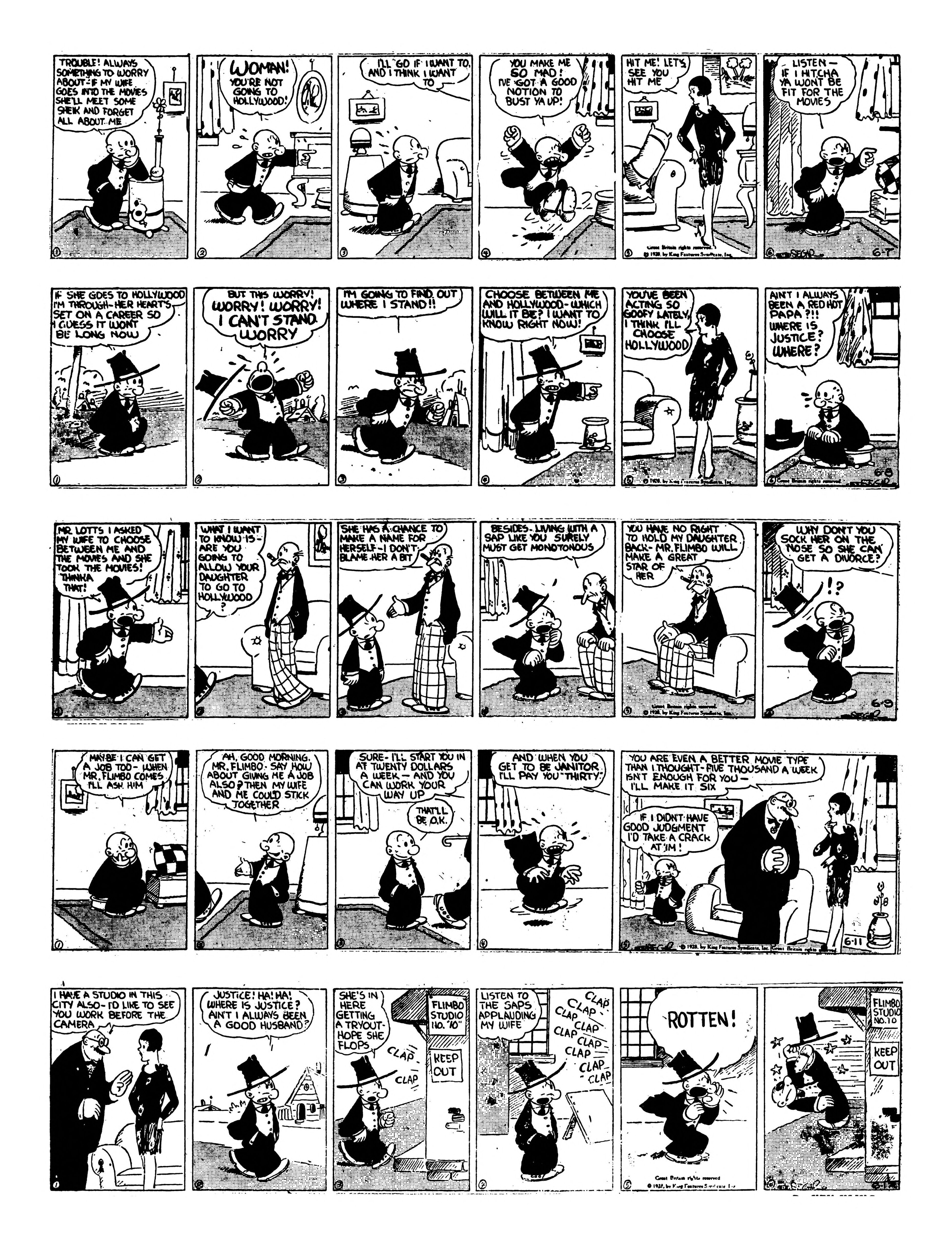Thimble Theatre dailies (1919–) — part 1 p28