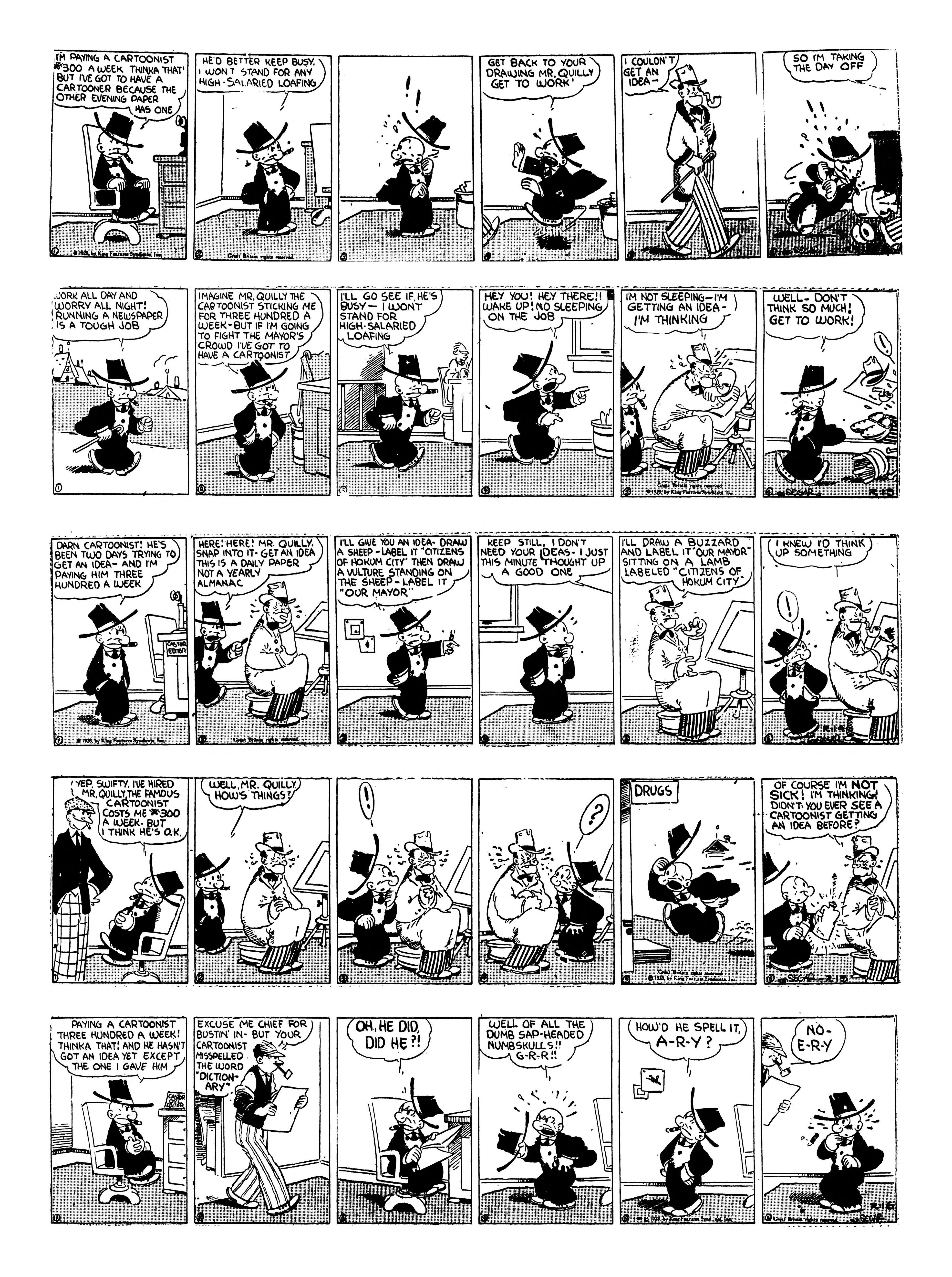 Thimble Theatre dailies (1919–) — part 1 p8