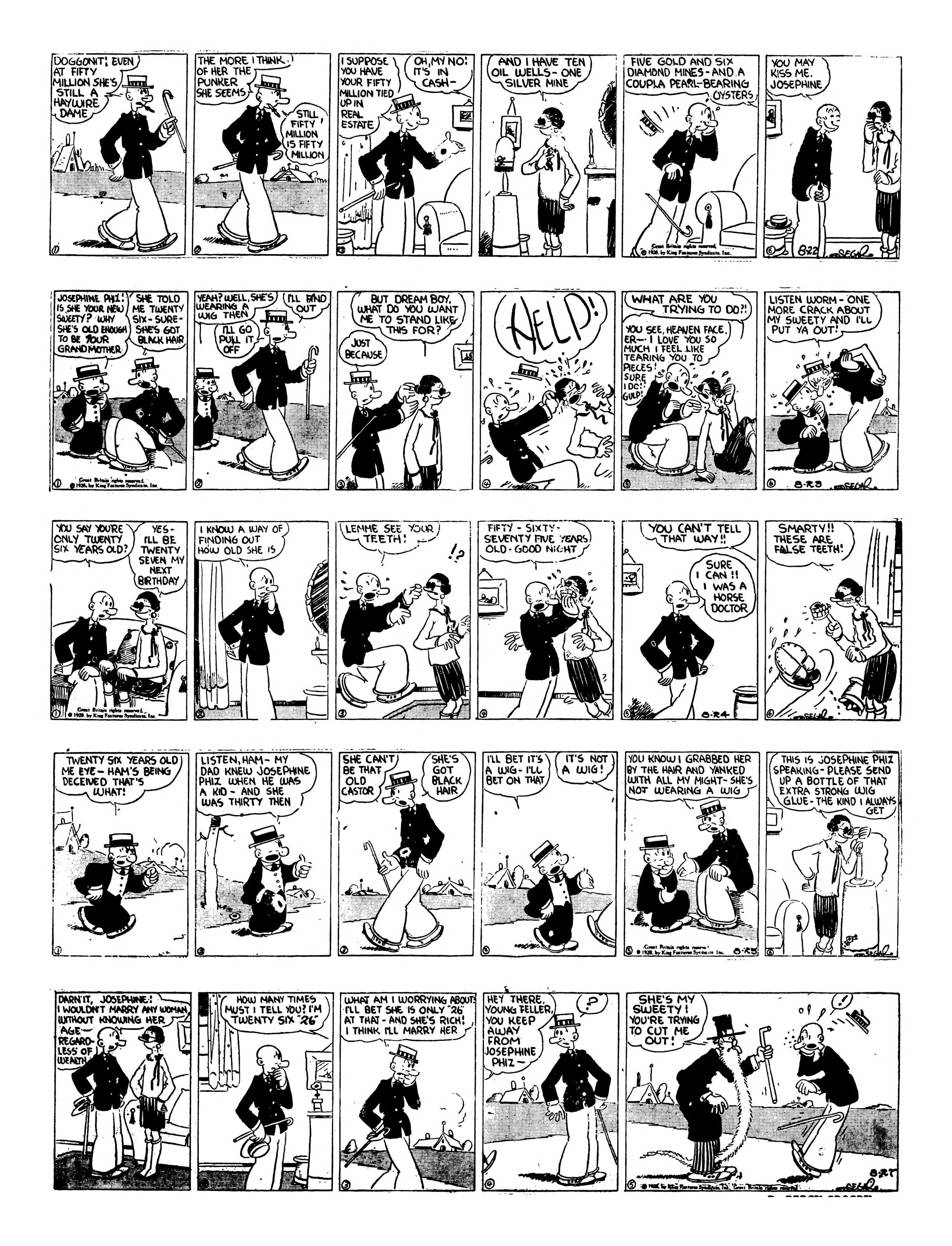 Thimble Theatre dailies (1919–) — part 2 p11