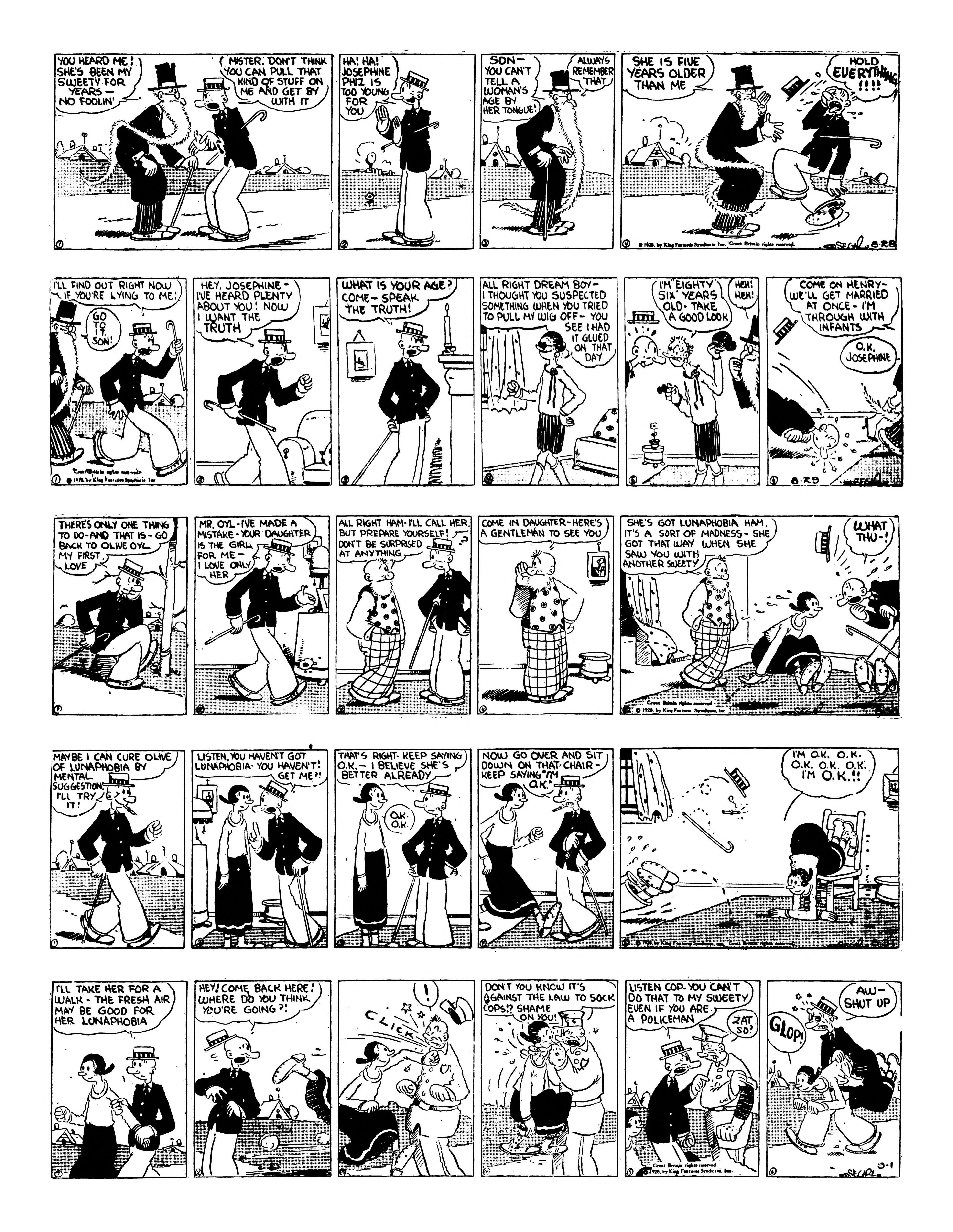 Thimble Theatre dailies (1919–) — part 2 p12
