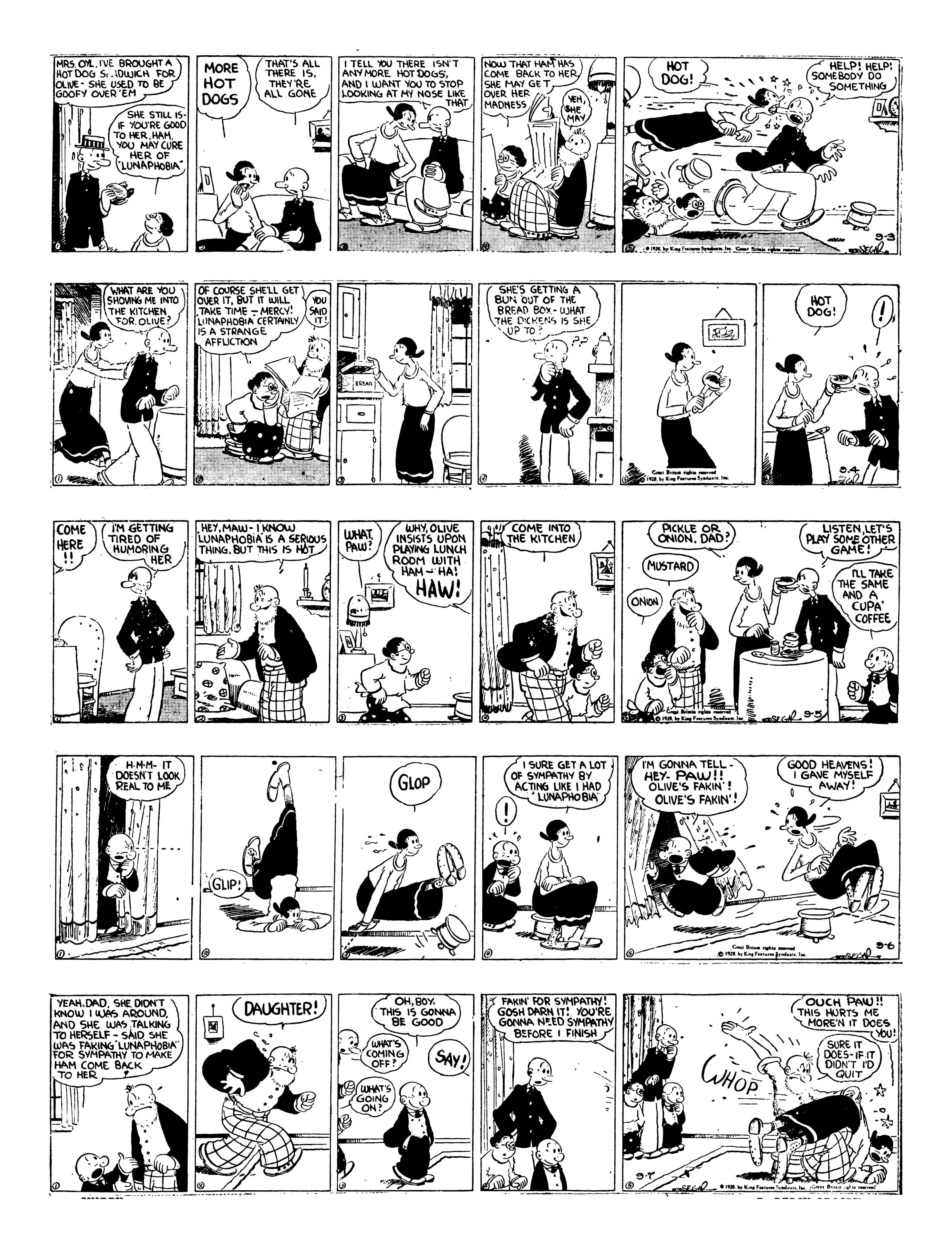 Thimble Theatre dailies (1919–) — part 2 p13
