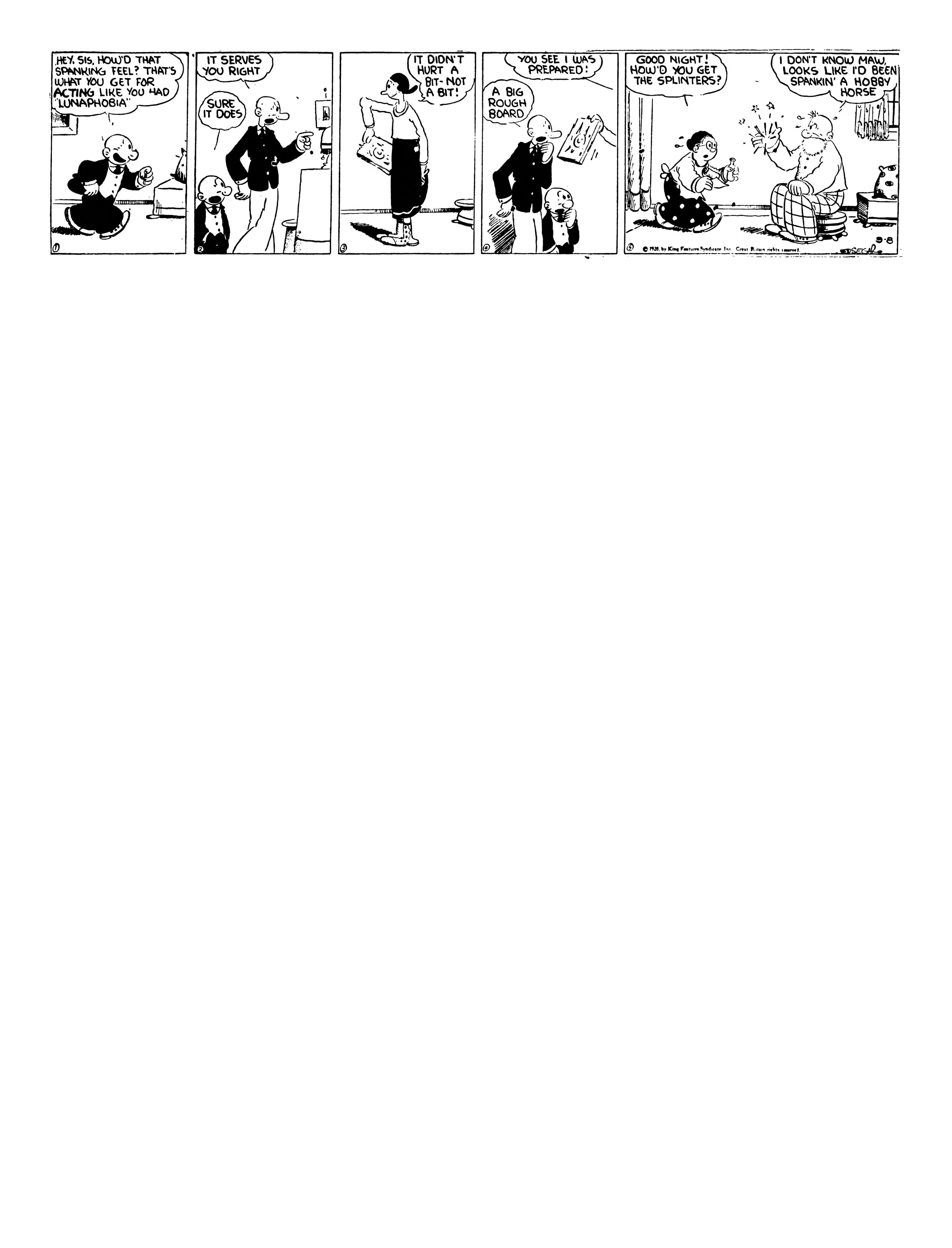Thimble Theatre dailies (1919–) — part 2 p14