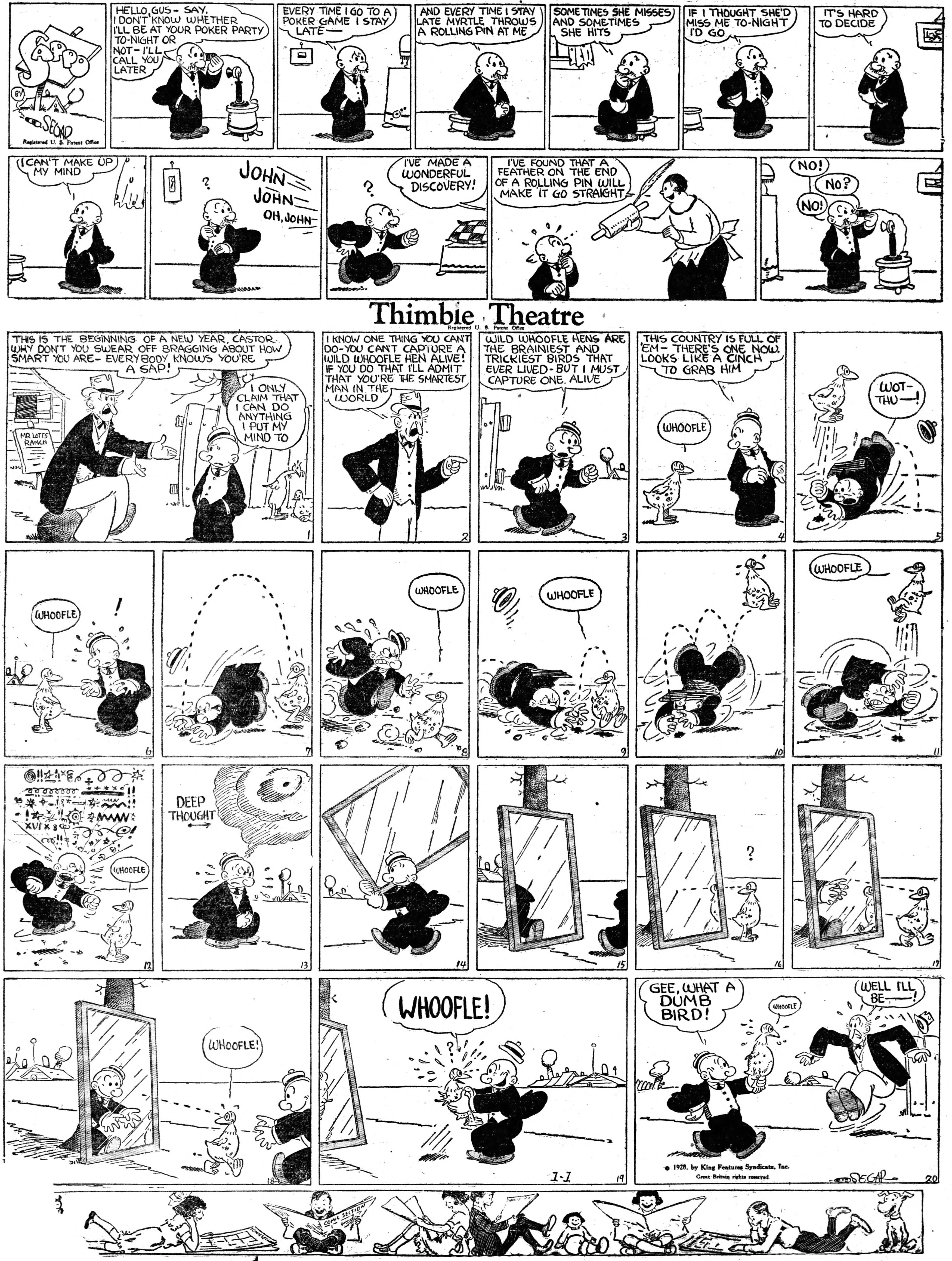 Thimble Theatre dailies (1919–) — part 2 p15