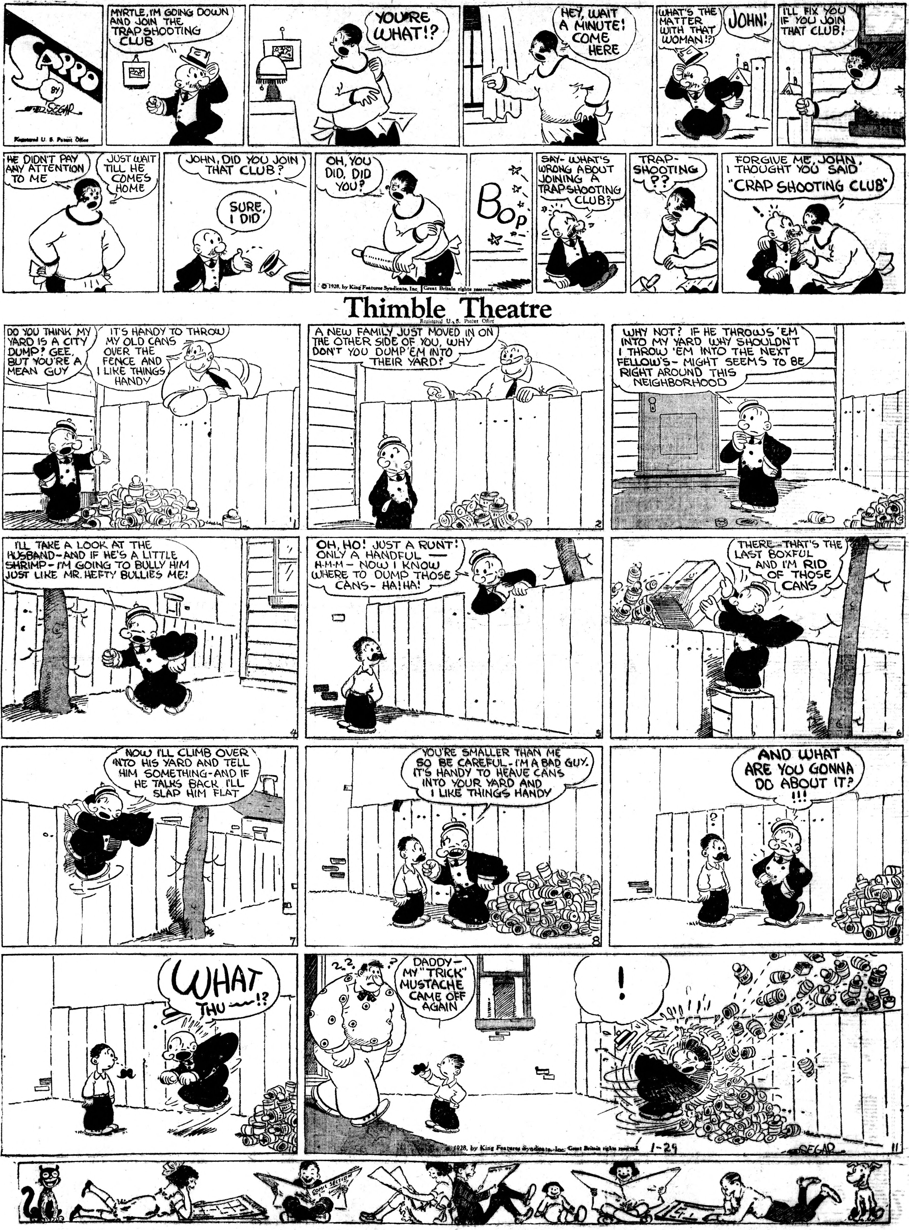 Thimble Theatre dailies (1919–) — part 2 p18