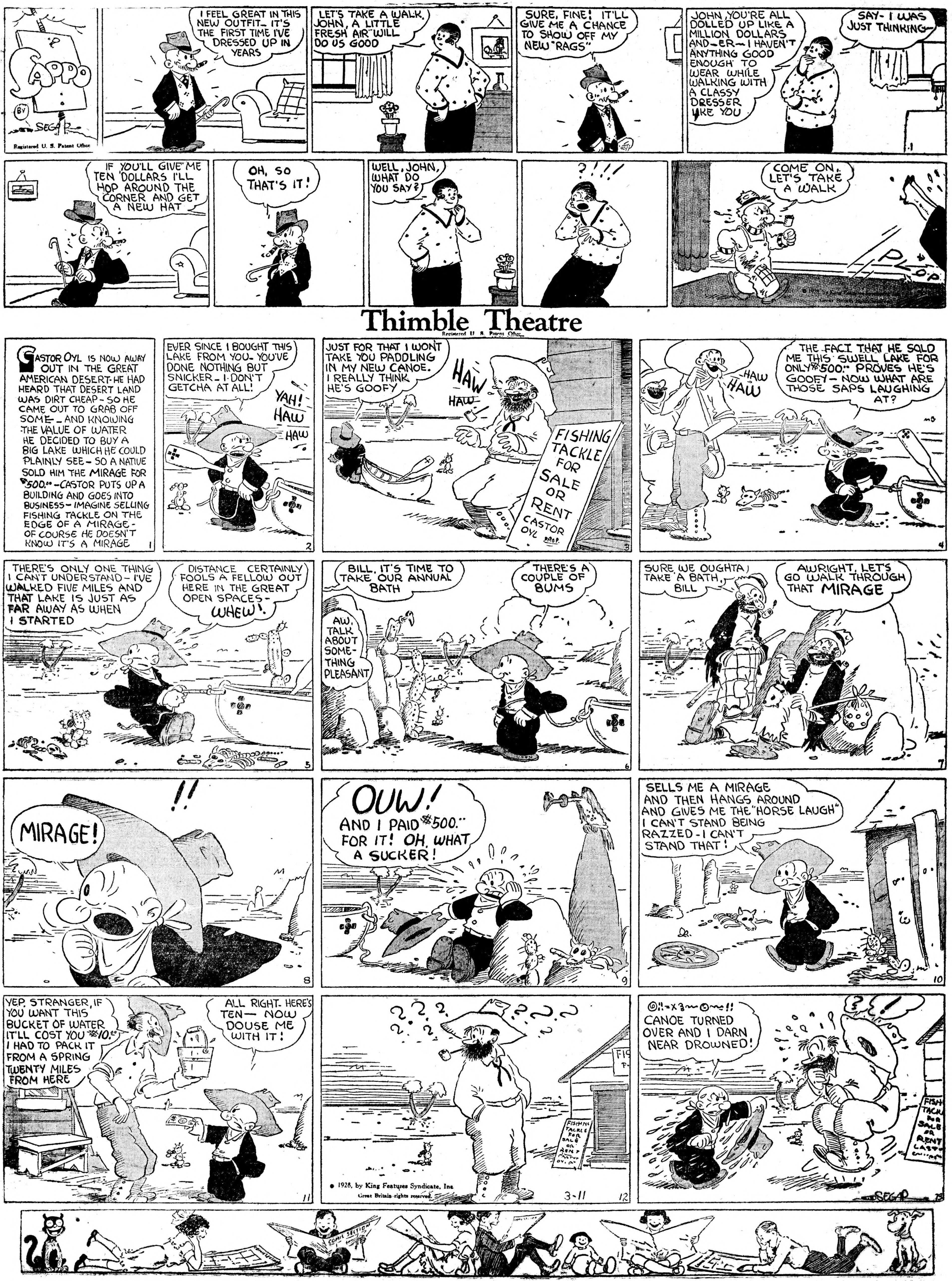 Thimble Theatre dailies (1919–) — part 2 p25