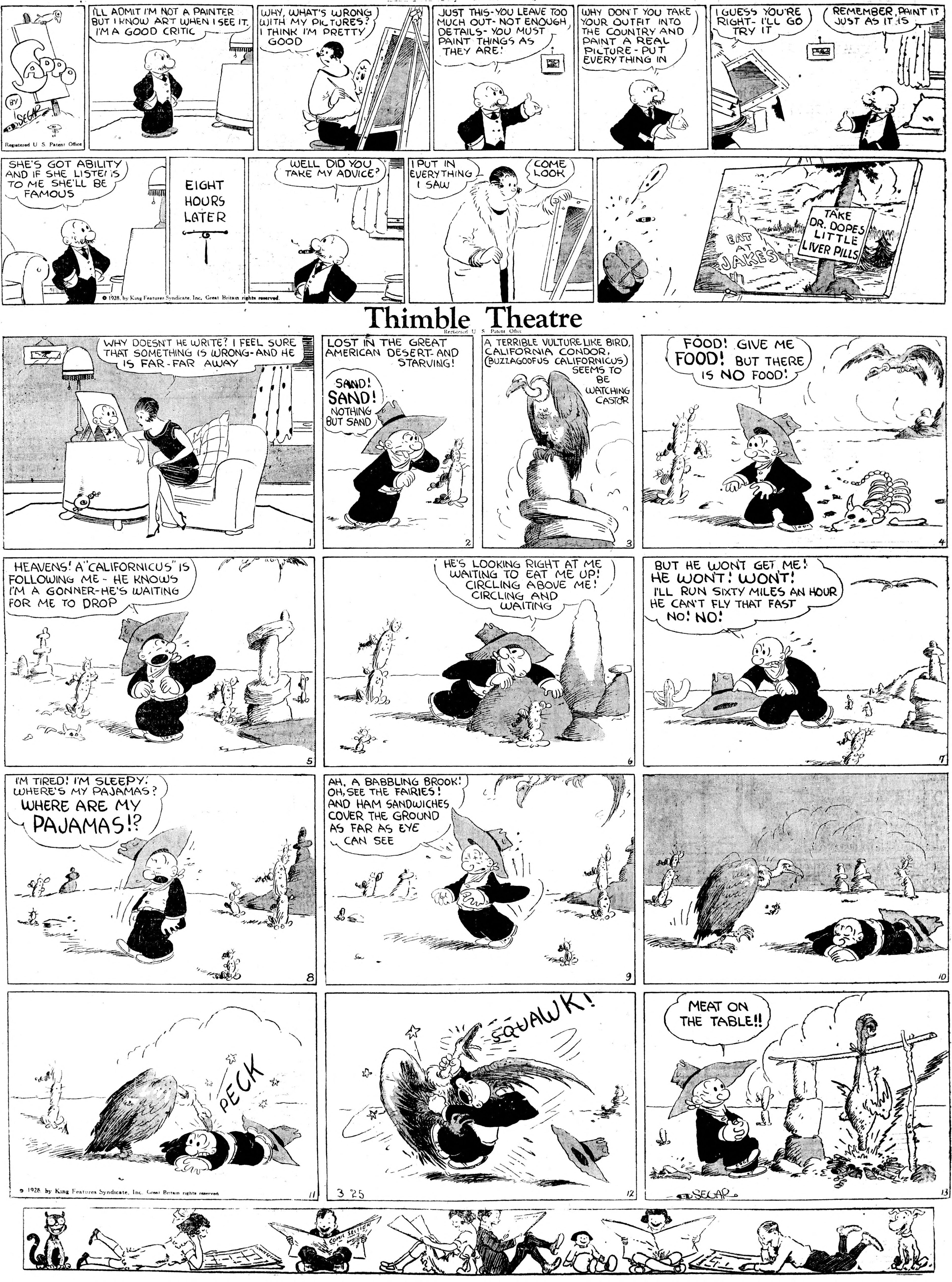 Thimble Theatre dailies (1919–) — part 2 p27