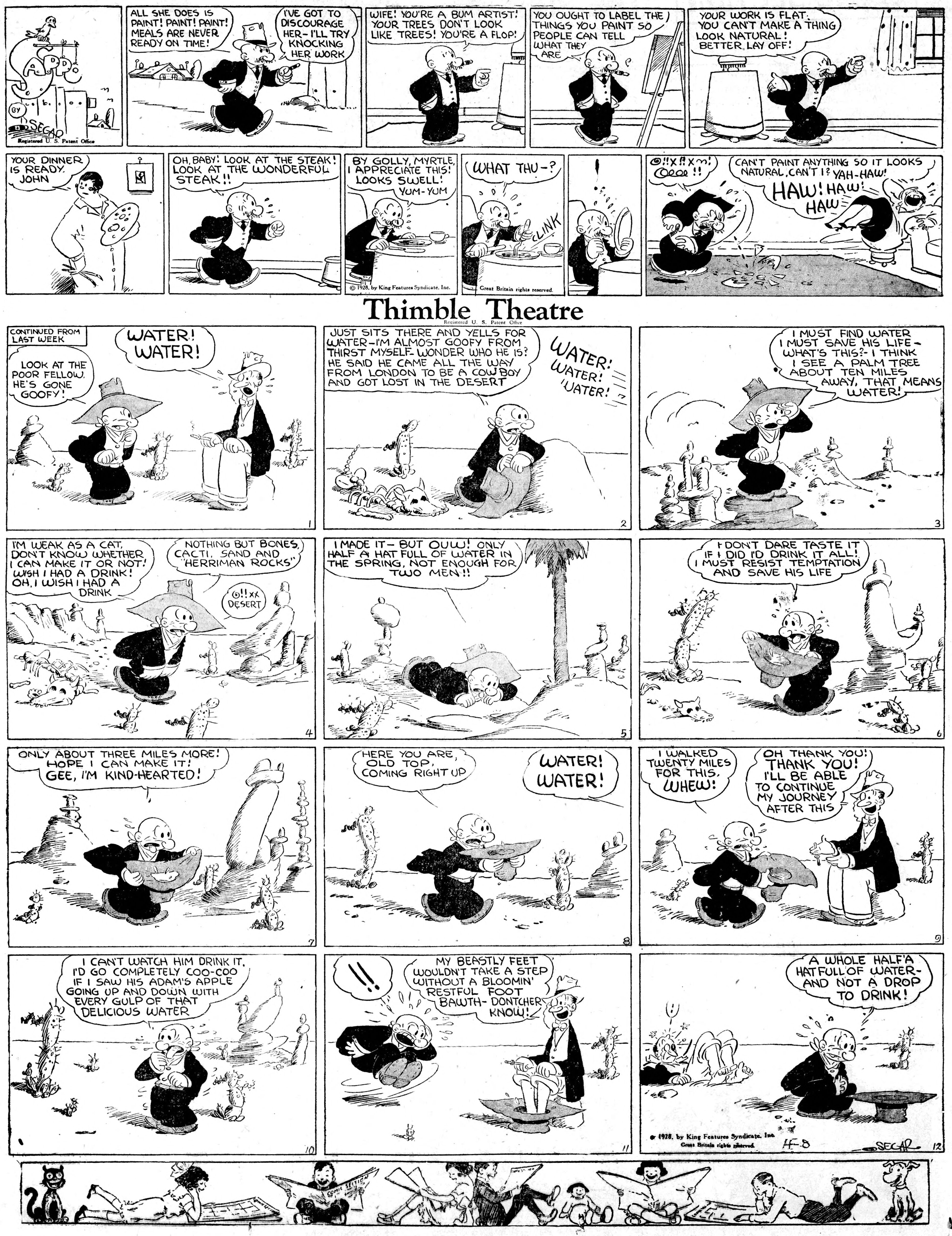 Thimble Theatre dailies (1919–) — part 2 p29