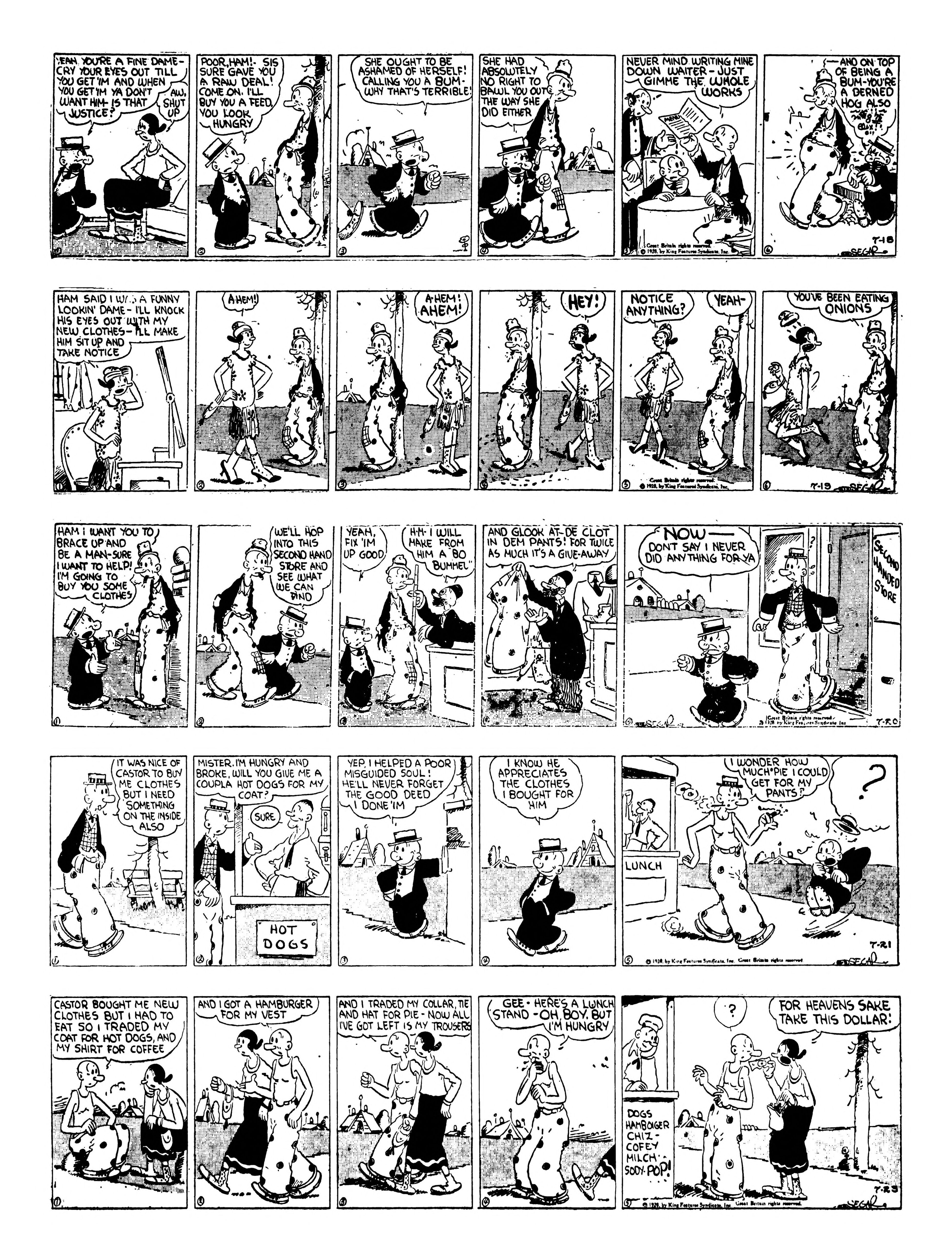 Thimble Theatre dailies (1919–) — part 2 p5