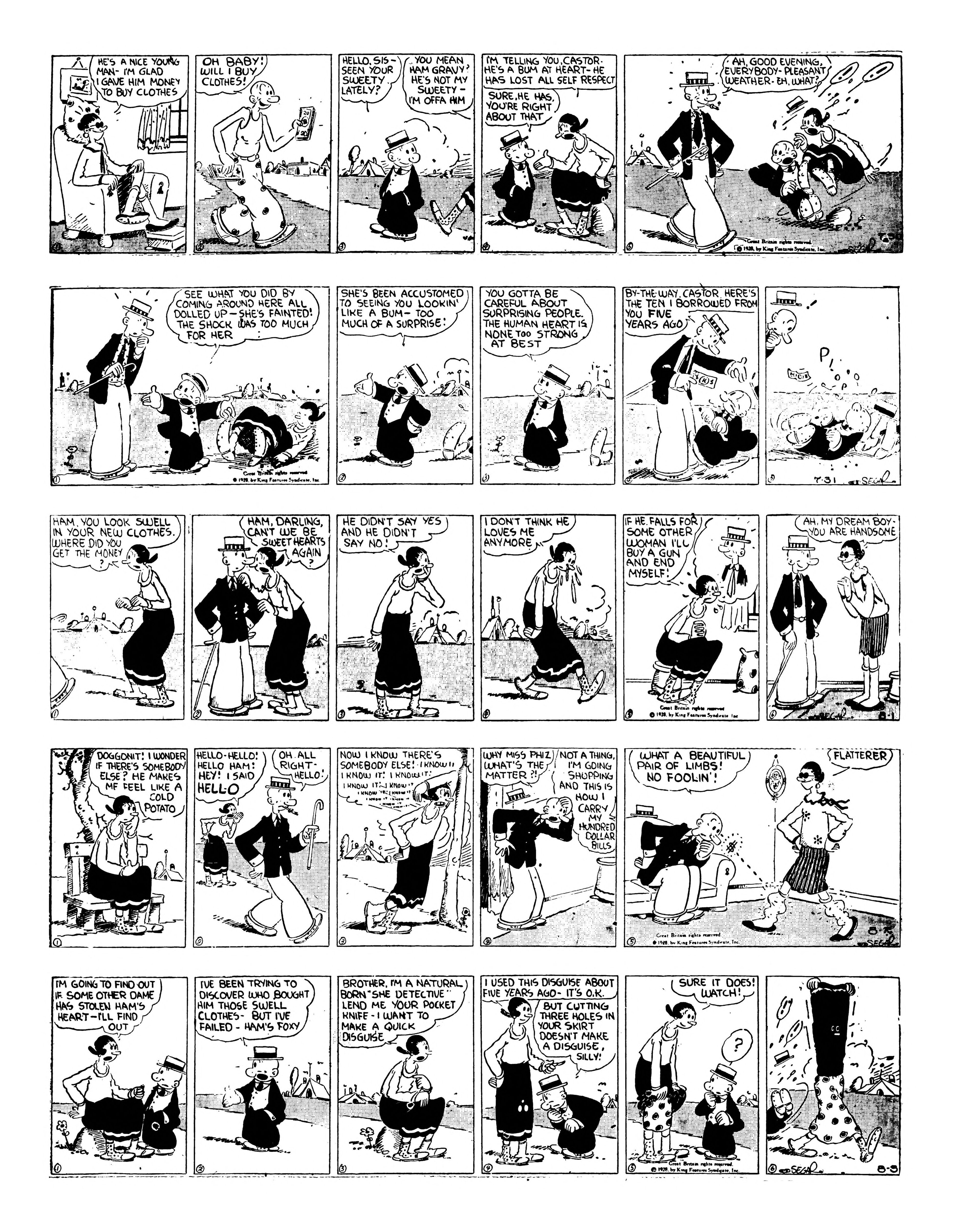 Thimble Theatre dailies (1919–) — part 2 p7