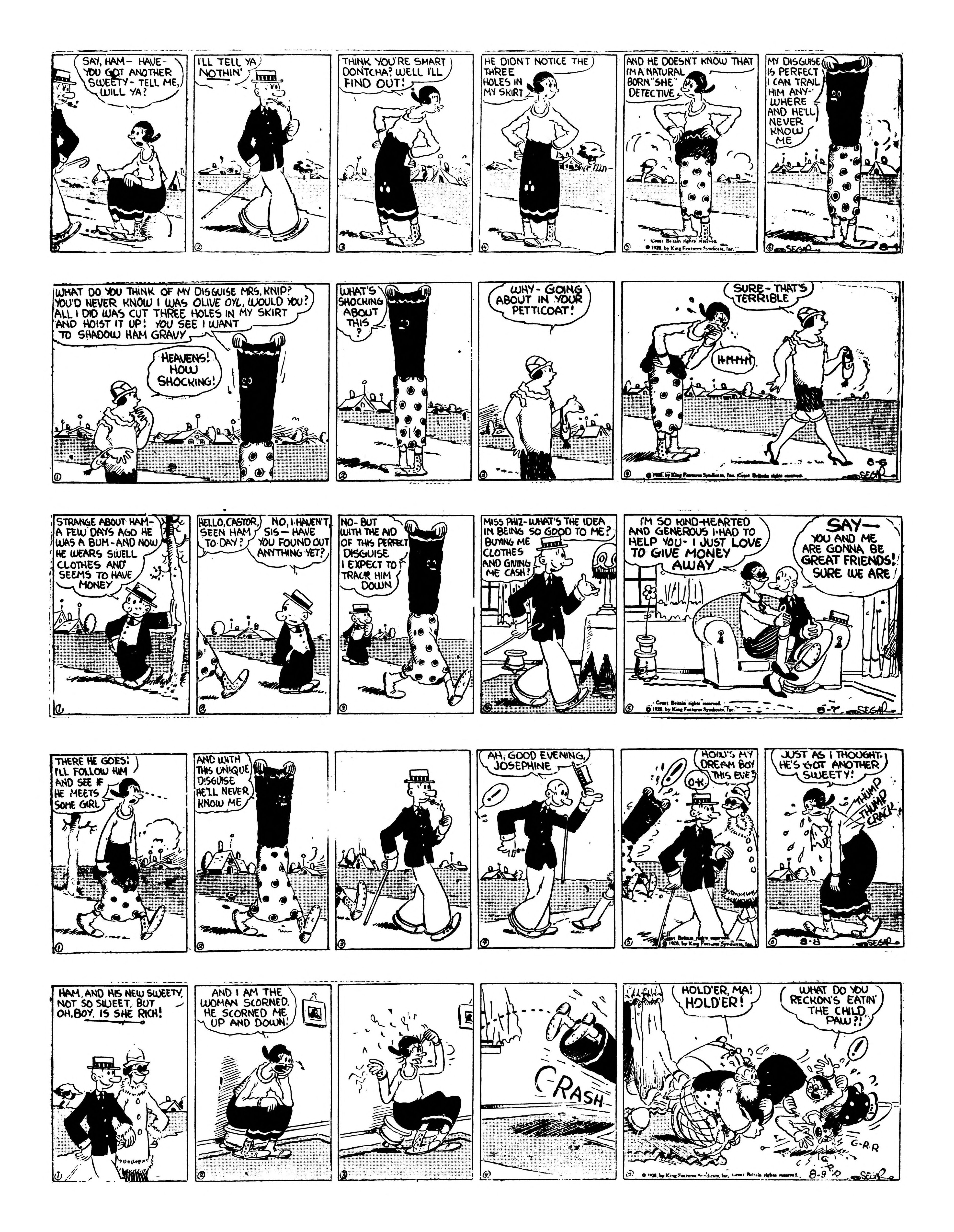 Thimble Theatre dailies (1919–) — part 2 p8
