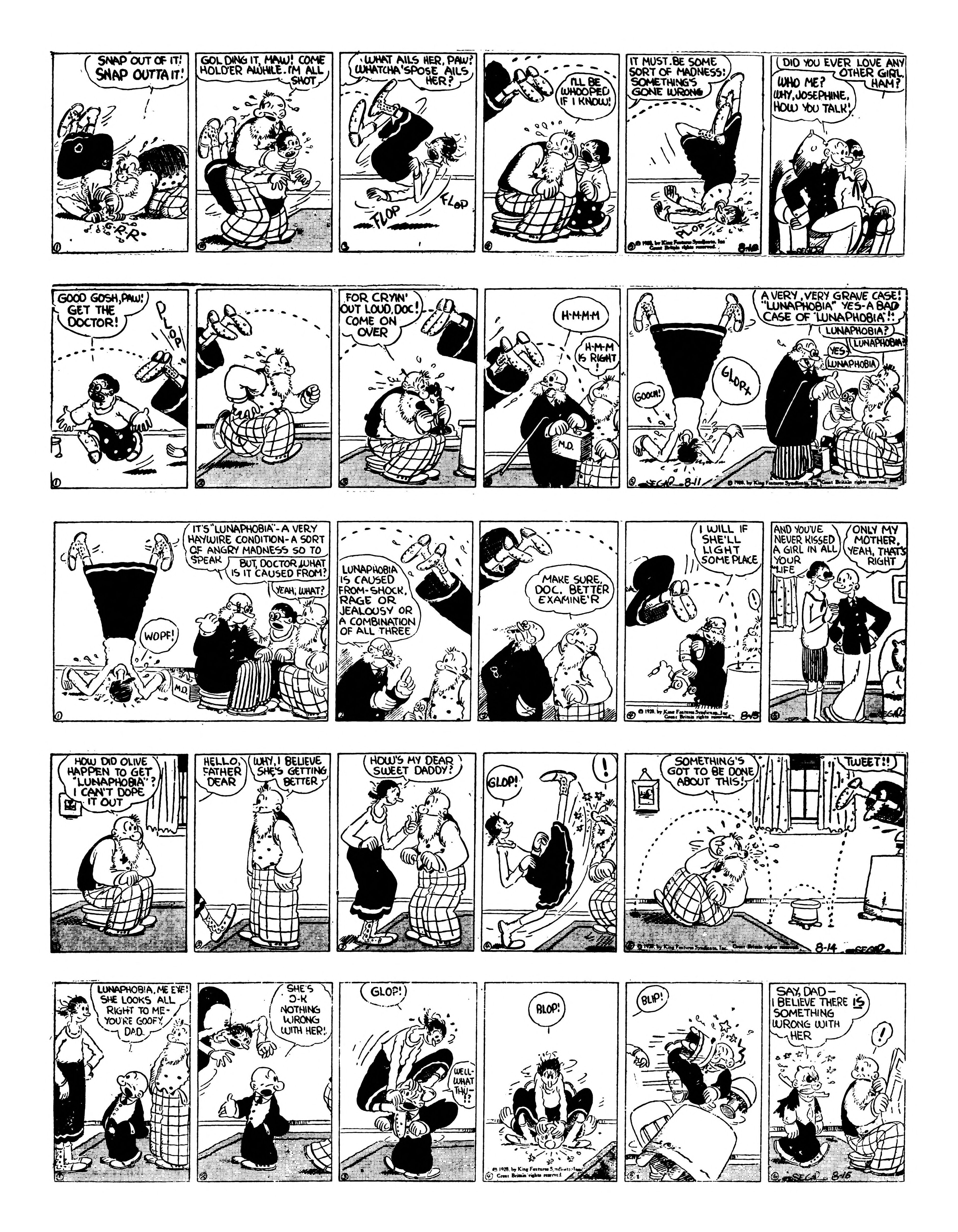 Thimble Theatre dailies (1919–) — part 2 p9