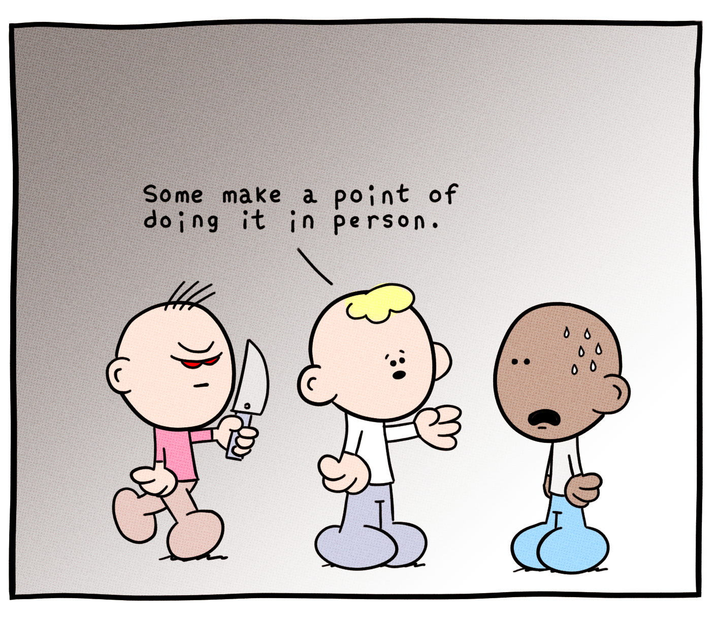 turnoff.us – the depressed developer 34 (2018-10-06), part 2. Daniel Stori, CC BY-NC-SA 4.0. https://turnoff.us/geek/the-depressed-developer-34/
